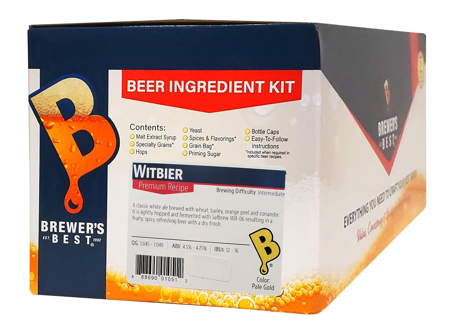 Witbier Homebrew Beer Ingredient Kit