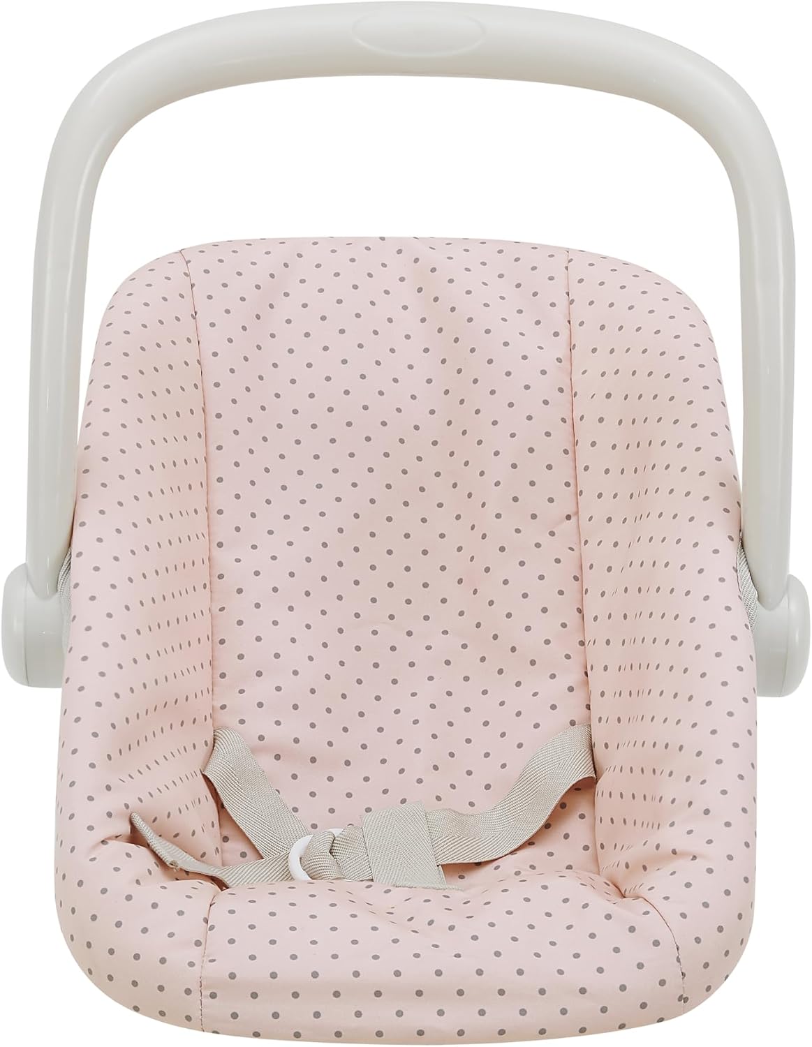 Olivia's Little World Doll Jogging-Style Stroller with Canopy, Storage Underneath, Pink and Cream and Gray | Canopy, Storage Underneath