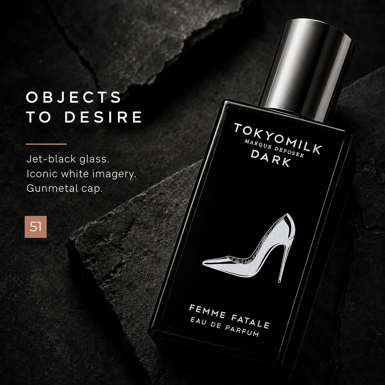 TOKYOMILK Dark Eau de Parfum, Alluring Luxury Perfume for Women & Men, Long Lasting Fragrance, Signature Ladies Essentials