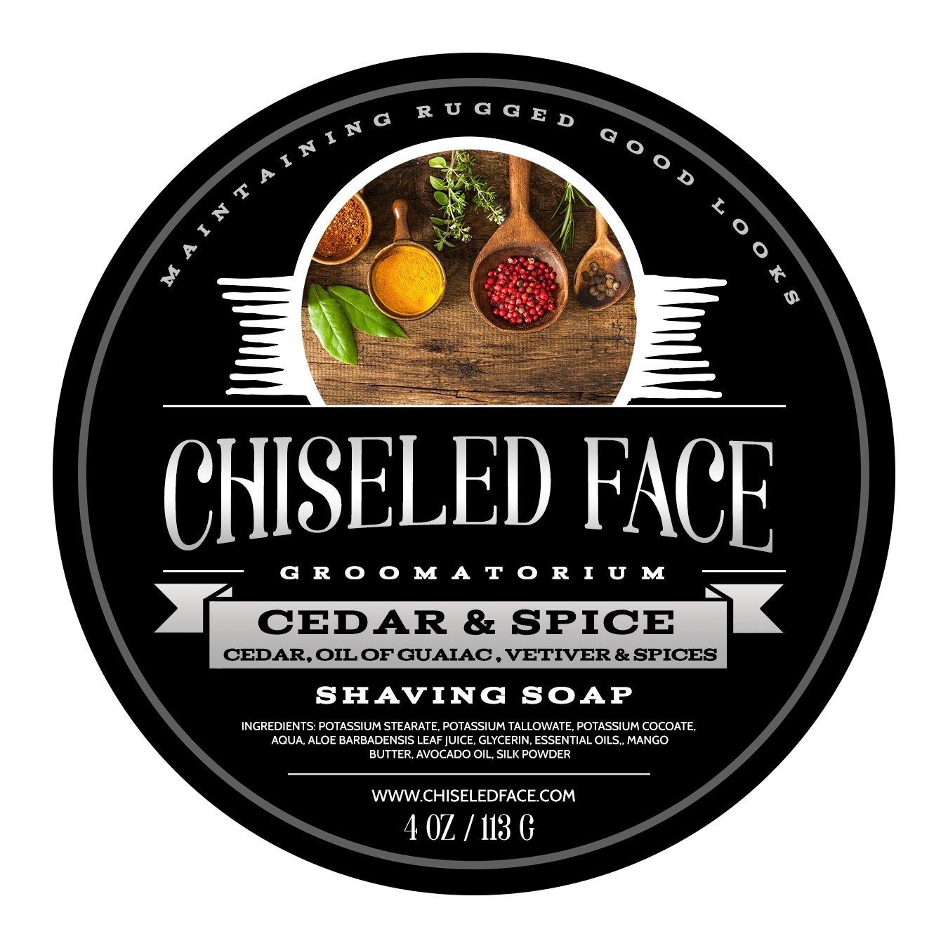 Ghost Town Barber - Handmade Luxury Shaving Soap from Chiseled Face Groomatorium