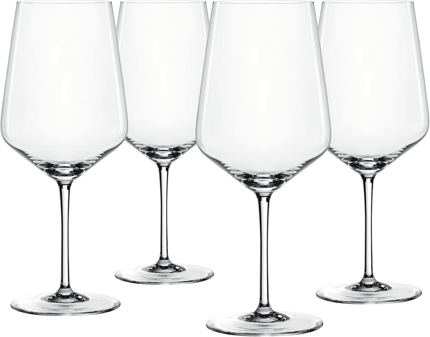 Spiegelau Style Crystal White Wine Glasses Gift Set, Elegant Stemmed Wine Glasses, Stylish Glassware for Dinner Party, Home Bar, Wedding Gifts, Birthday Gifts, Hosting Essentials, 15.5 oz, Set of 4