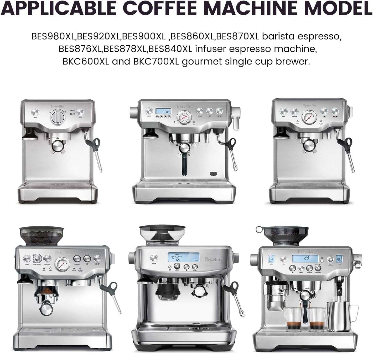 Possiave 12-Pack Water Filters Compatible with Breville BWF100 Machines