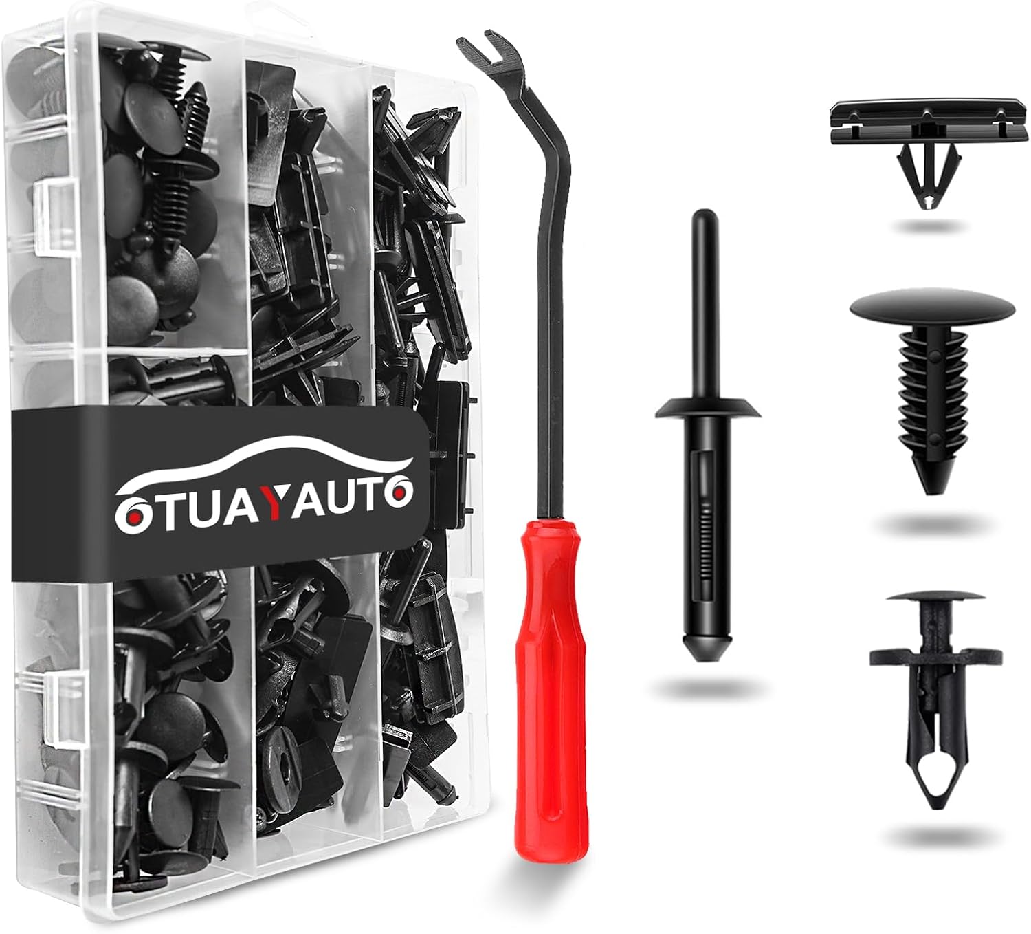 OTUAYAUTO 245 PCS Fender Clips Car Clips Bumper Plastic Rivets