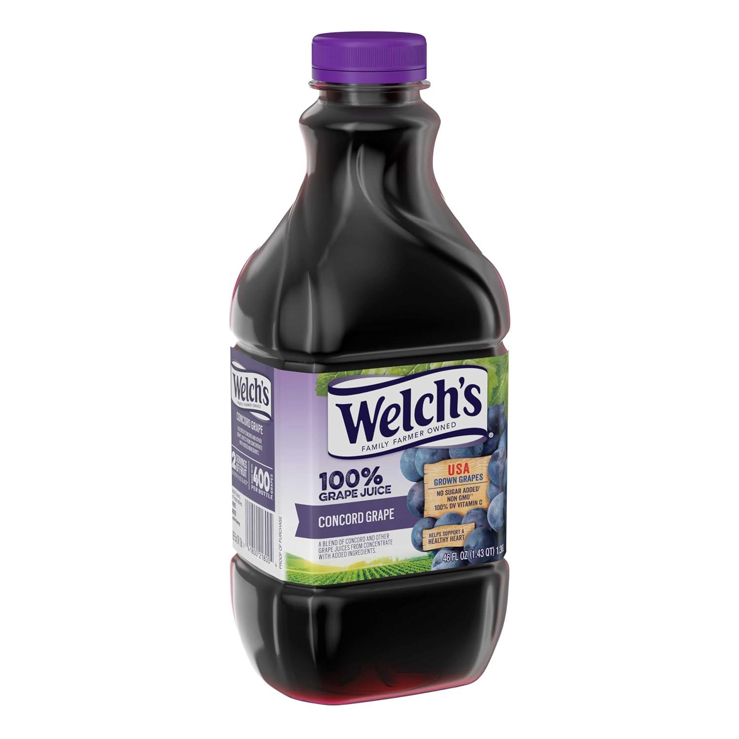Welch's Grape Juice, 46 oz - Pk of 8