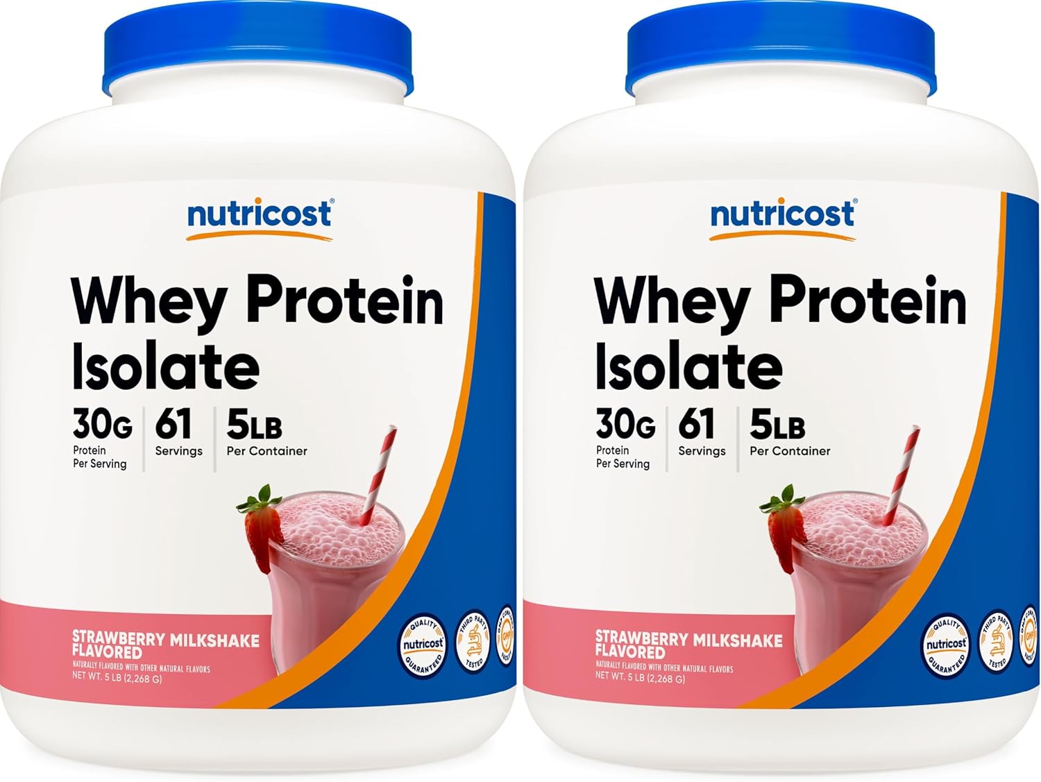 Nutricost Whey Protein Isolate Powder (Vanilla) 2LBS