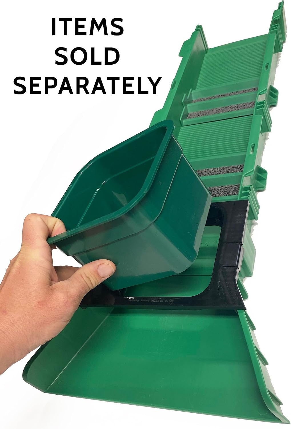 From the Complete Selection of Sluice Fox Modular Sluice Box Parts, Add-Ons, and Accessories for Gold Panning Kits – Upgrade Your Sluice Box for Optimal Performance Sluice Box Only (Green)