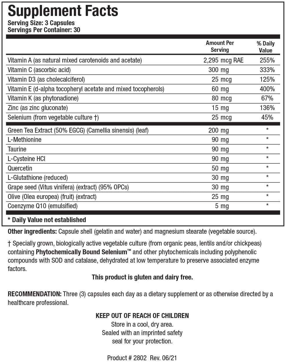 BIOTICS RESEARCH BioProtect Plus Protects Body from Oxidative Damage, Supports Overall Health, Immune Health, Cardiovascular Health. Glutathione