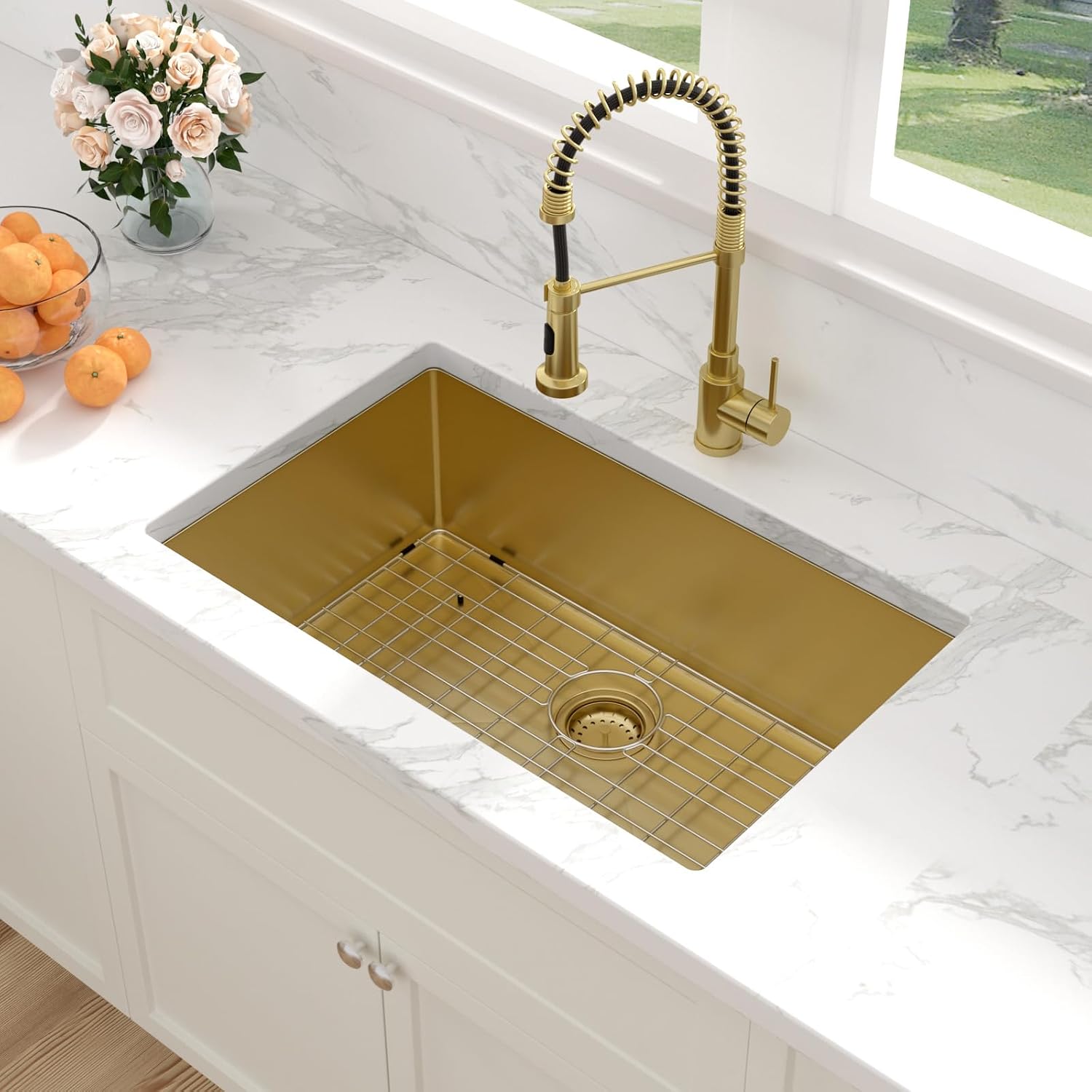 Sarlai 21 Inch Undermount Laundry Sink 21x18x12 Inch Undermount Laundry Utility Sink Deep Single Bowl 16 Gauge Stainless Steel Laundry Tub Sinks