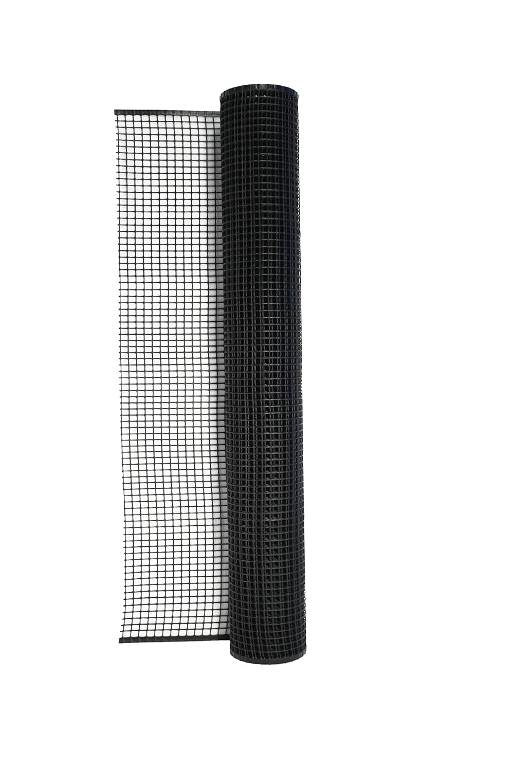 KidKusion Heavy Duty Deck Guard, Black - 10' L x 3' H | Made in USA, Indoor/Outdoor Balcony and Stairway Deck Rail Safety Net, Child Safety