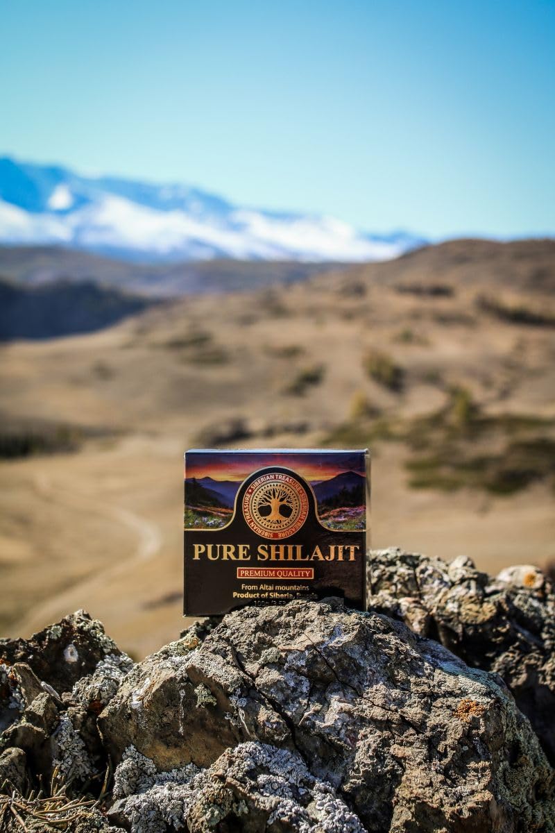Pure Authentic Shilajit Siberian Mumijo Resin, 100 grams, 3.5 OZ