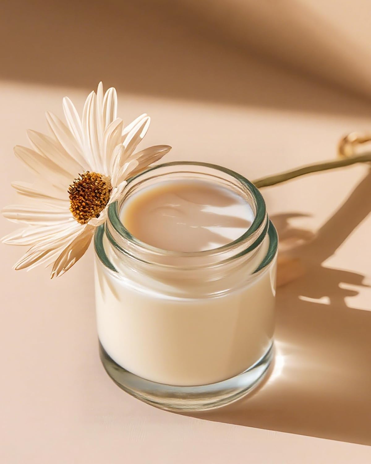 2 oz Glass Jars with Lids, Hoa Kinh 24 Pack Clear Small Cosmetic Glass Jars