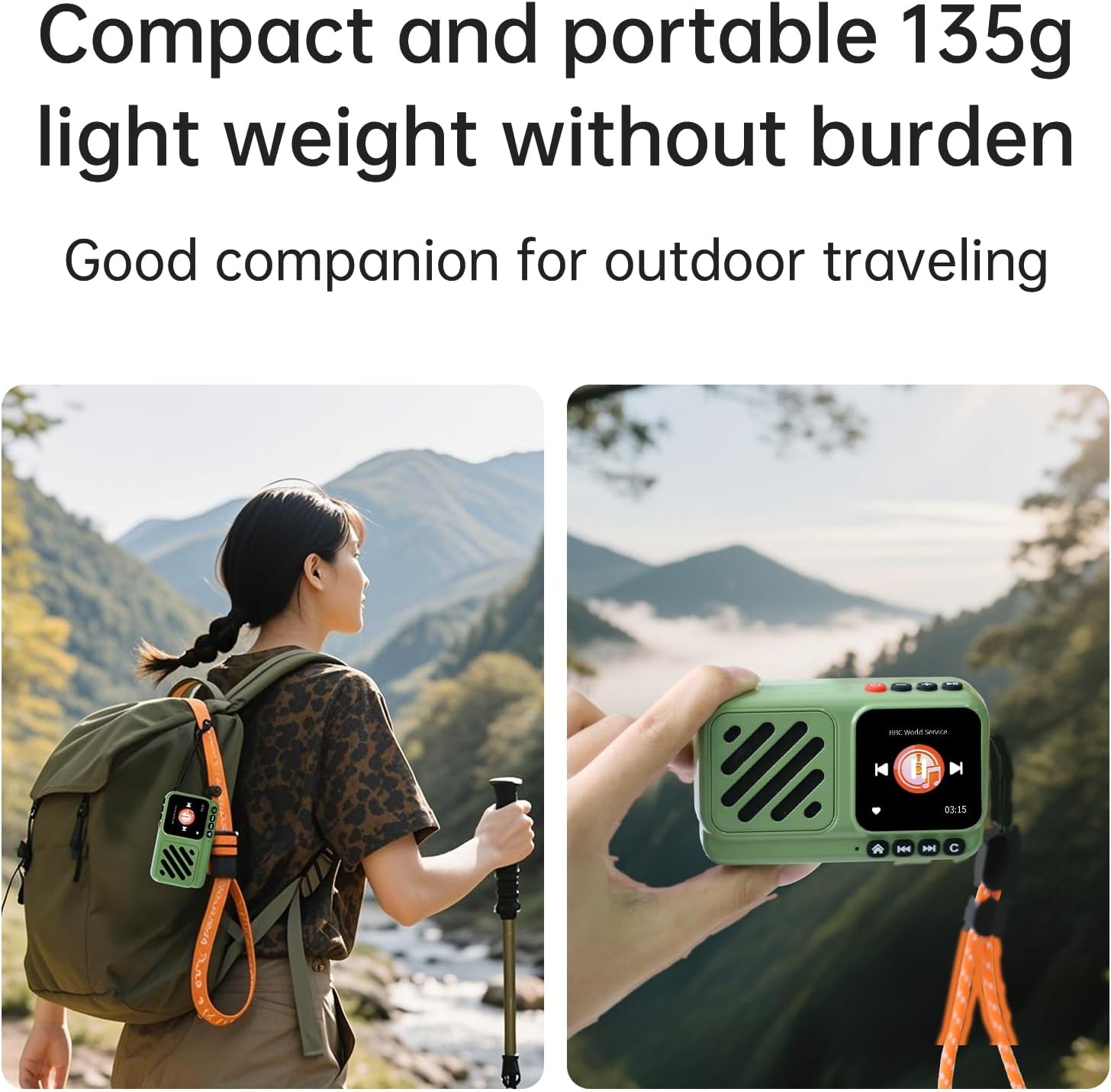Choyong Voyager Bluetooth Speaker Wireless Internet Radio with WIFI/4G, World Radio Station, BT5.3