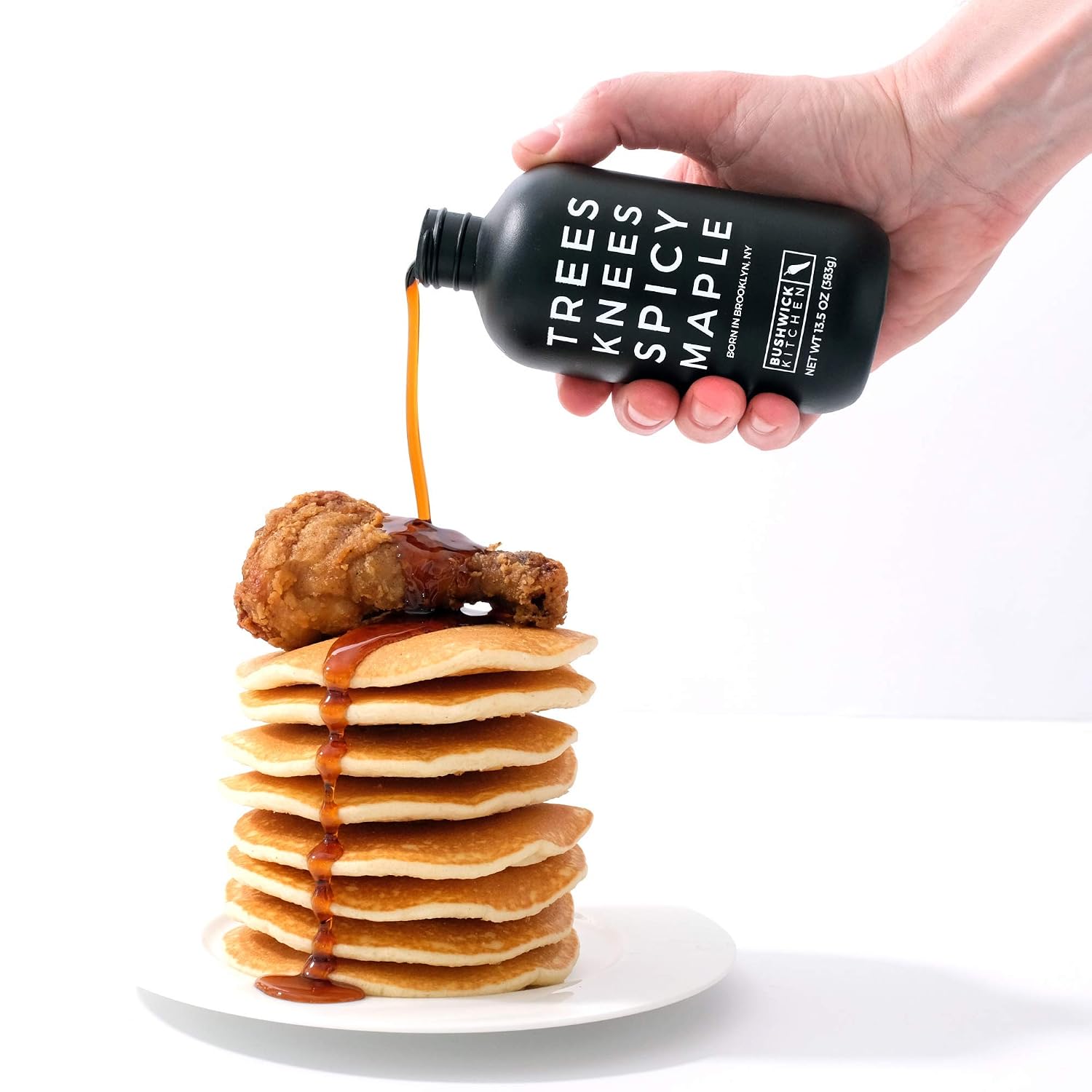 Trees Knees Spicy Maple Syrup, 11.5oz Grade A Organic Maple Syrup | Grade A Organic Maple Syrup - Habanero Infused - Made in the USA - Chicken, Bacon, Waffles & Breakfast Sandwiches