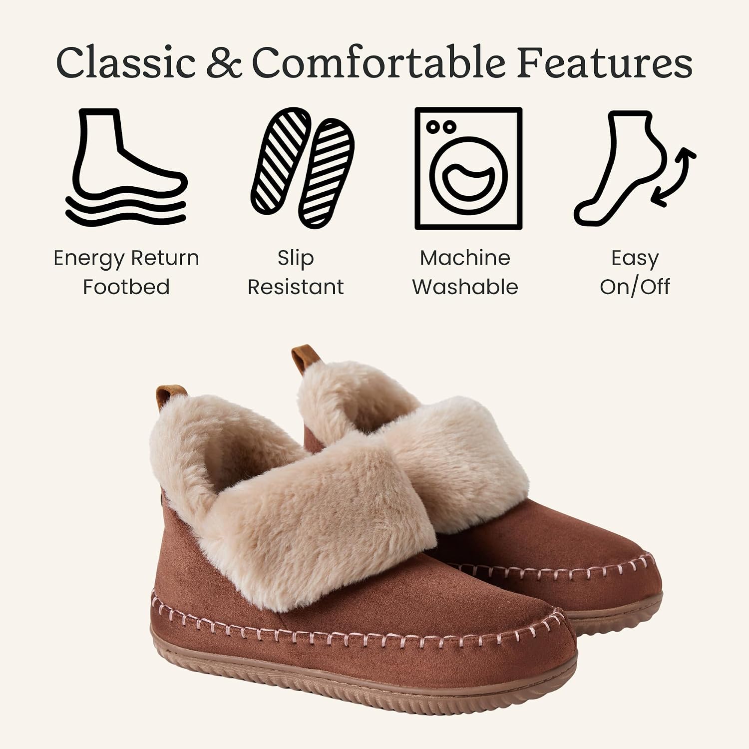 Dearfoams Women's Moritz Mountain Energy Return Technology Bootie