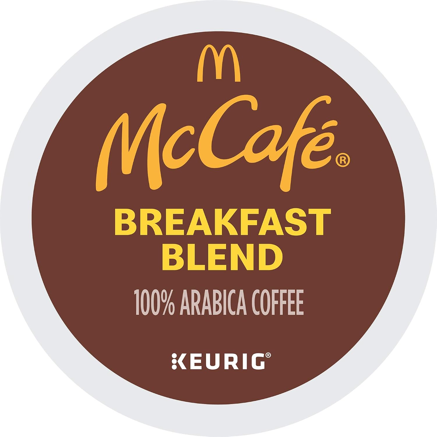 McCafe Breakfast Blend Coffee, Keurig Single Serve Keurig K-Cup Pods, Light Roast, 96 Count (4 Packs of 24)