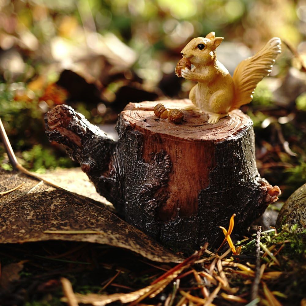 Top Collection Miniature Fairy Garden and Terrarium Statue, Mini Dragon, Green