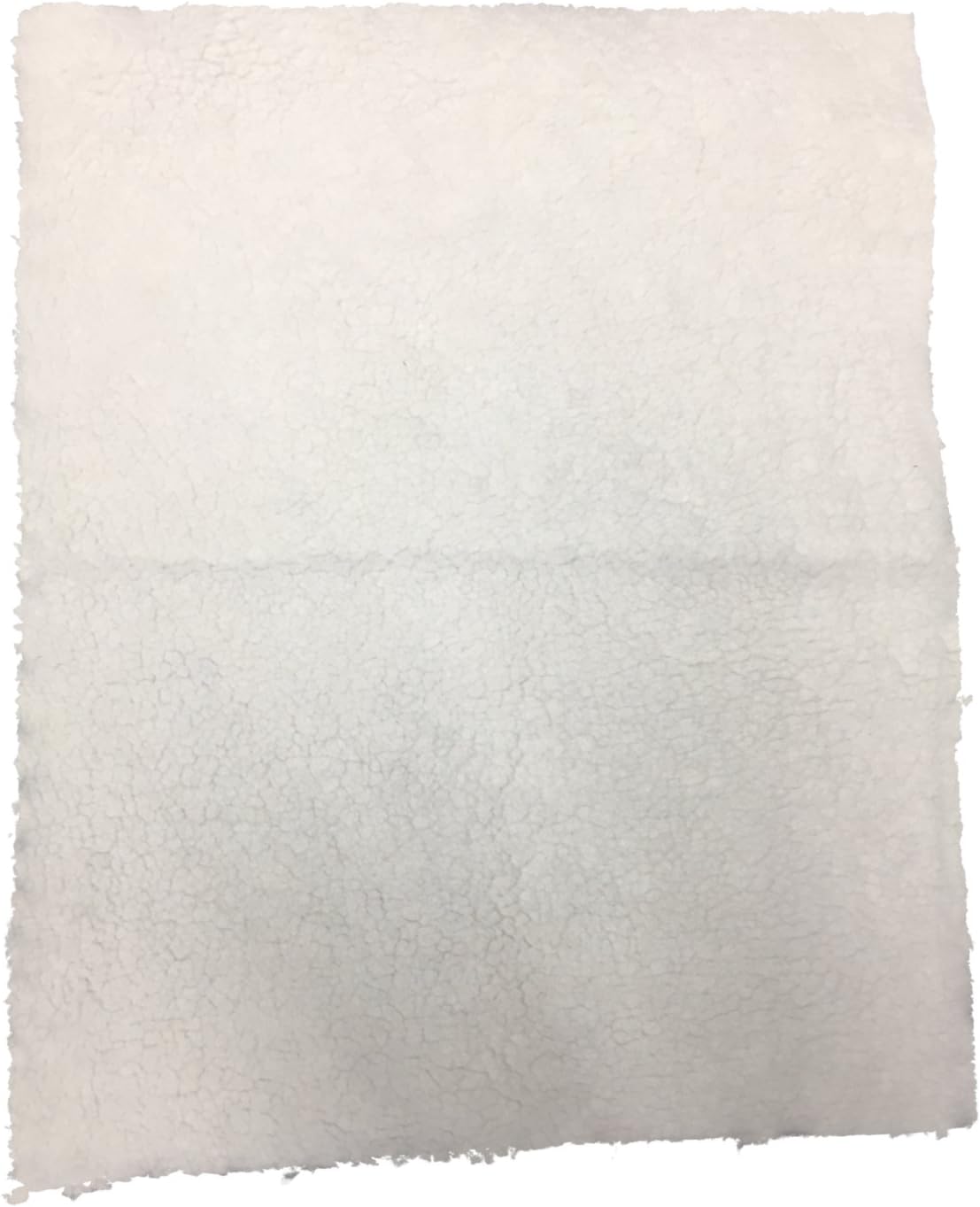 PCP Synthetic Sheepskin Fleece with Bed Pad, Wheelchair Cushion, Pressure Relief, Off-White, 30 Inch x 40 Inch