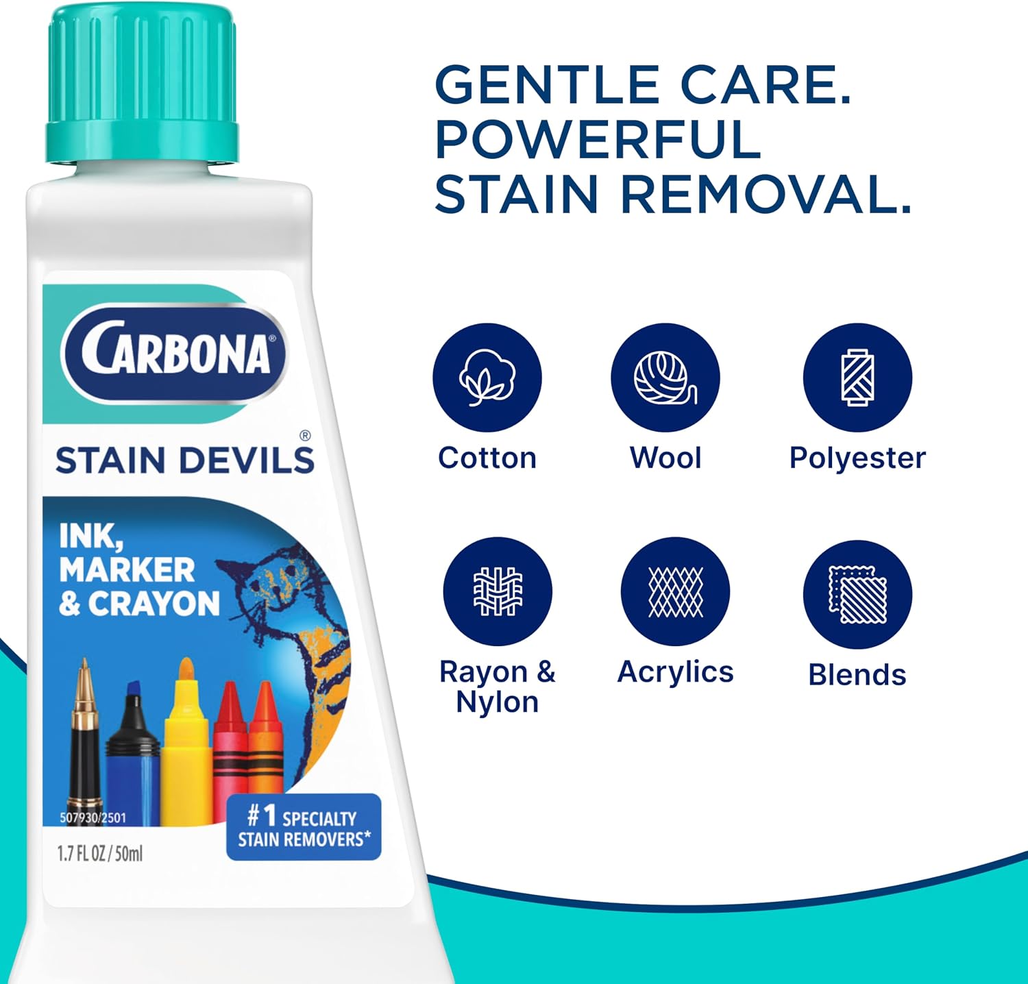 Carbona Liquid Stain Devil Food Clean Up Combo Set | Spot Stain Remover for Clothes