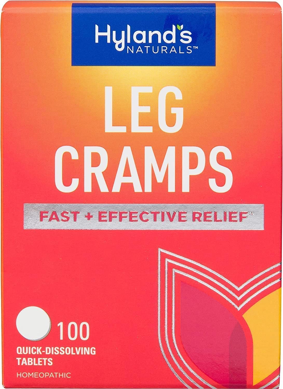 Hyland's Leg Cramps Tablets | Homeopathic, With Quinine, 100 Tablets