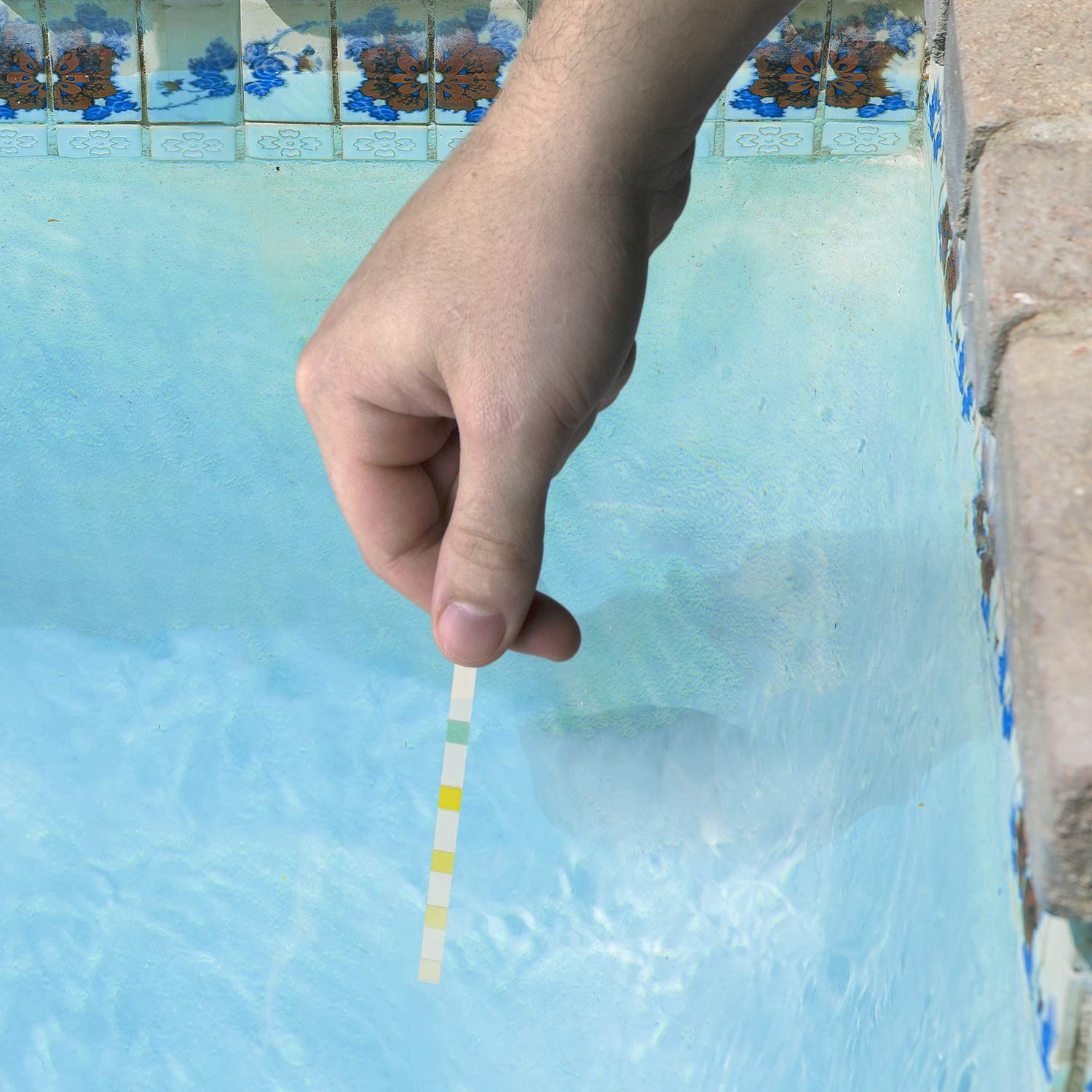 Poolmaster 22212 Smart Test 6-Way Swimming Pool and Spa Water Chemistry Test Strips, 50 count,White