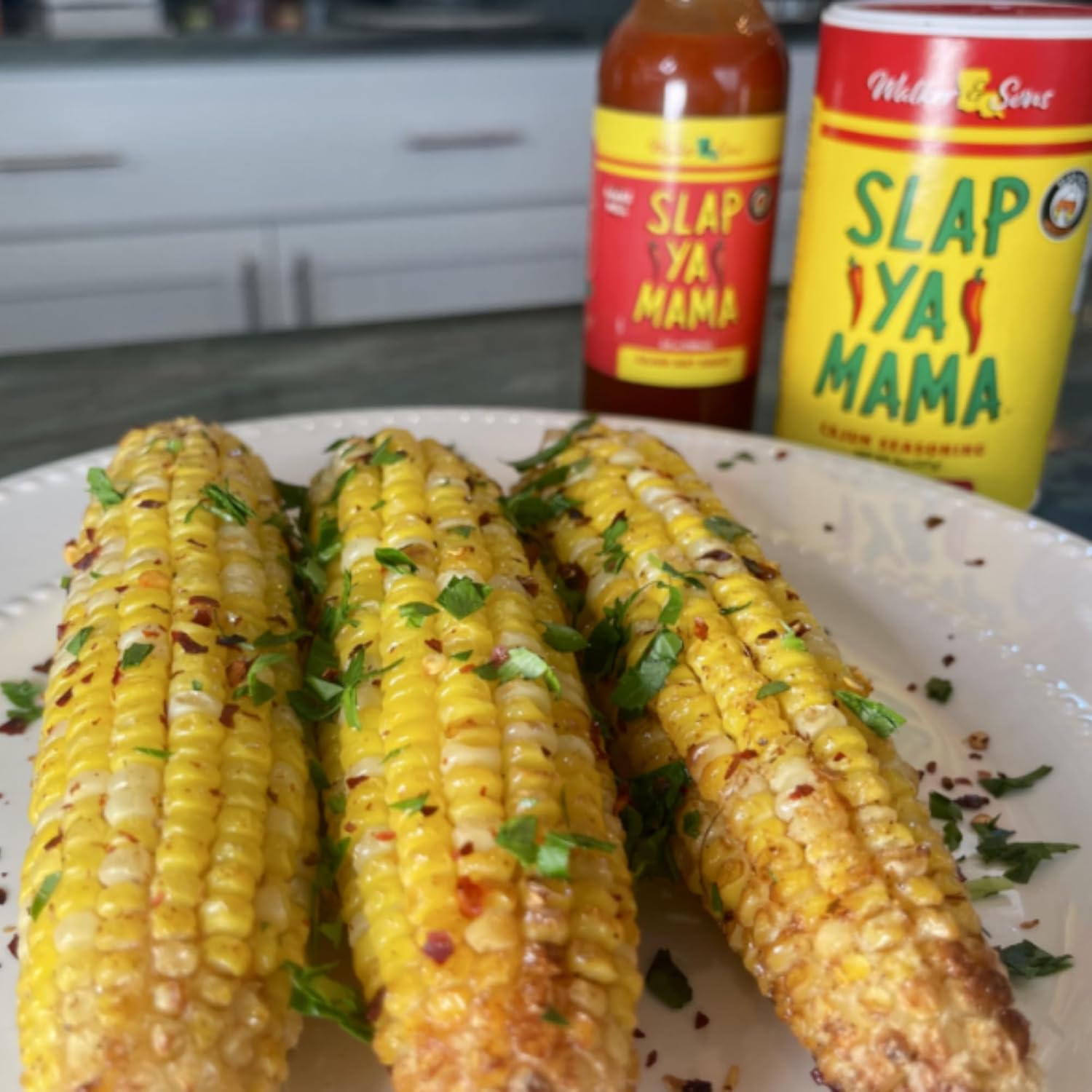 Slap Ya Mama Cajun Seafood Boil, 1 lb - Pack of 3 | 3 1 lb bags of Cajun seafood boil seasoning for crawfish, shrimp, crab, corn, potatoes, and sausage.