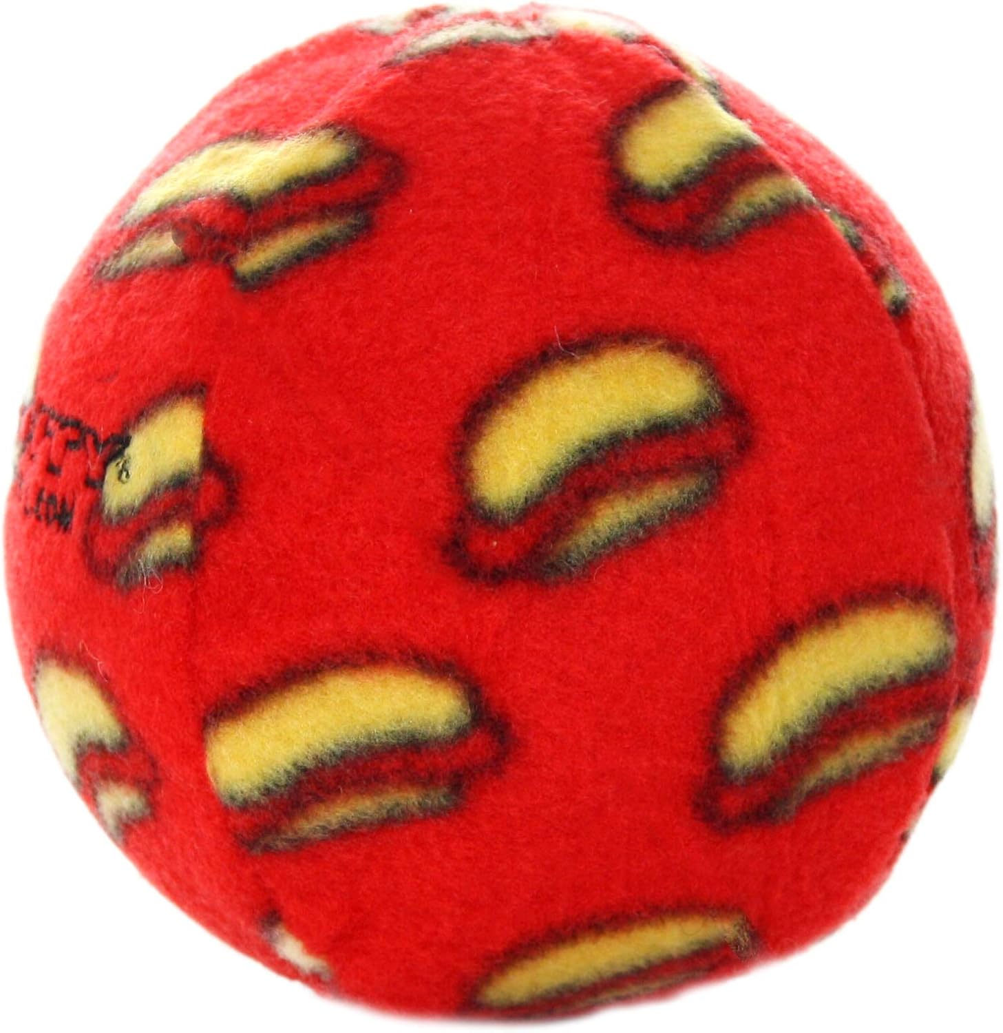 MIGHTY Tuffy 2 Pack Medium Ball Dog Toy: Ultra Durable Plush Toy with Multiple Layers & Reinforced Seams, Washable and Floats, Vinyl Ball & Fleece