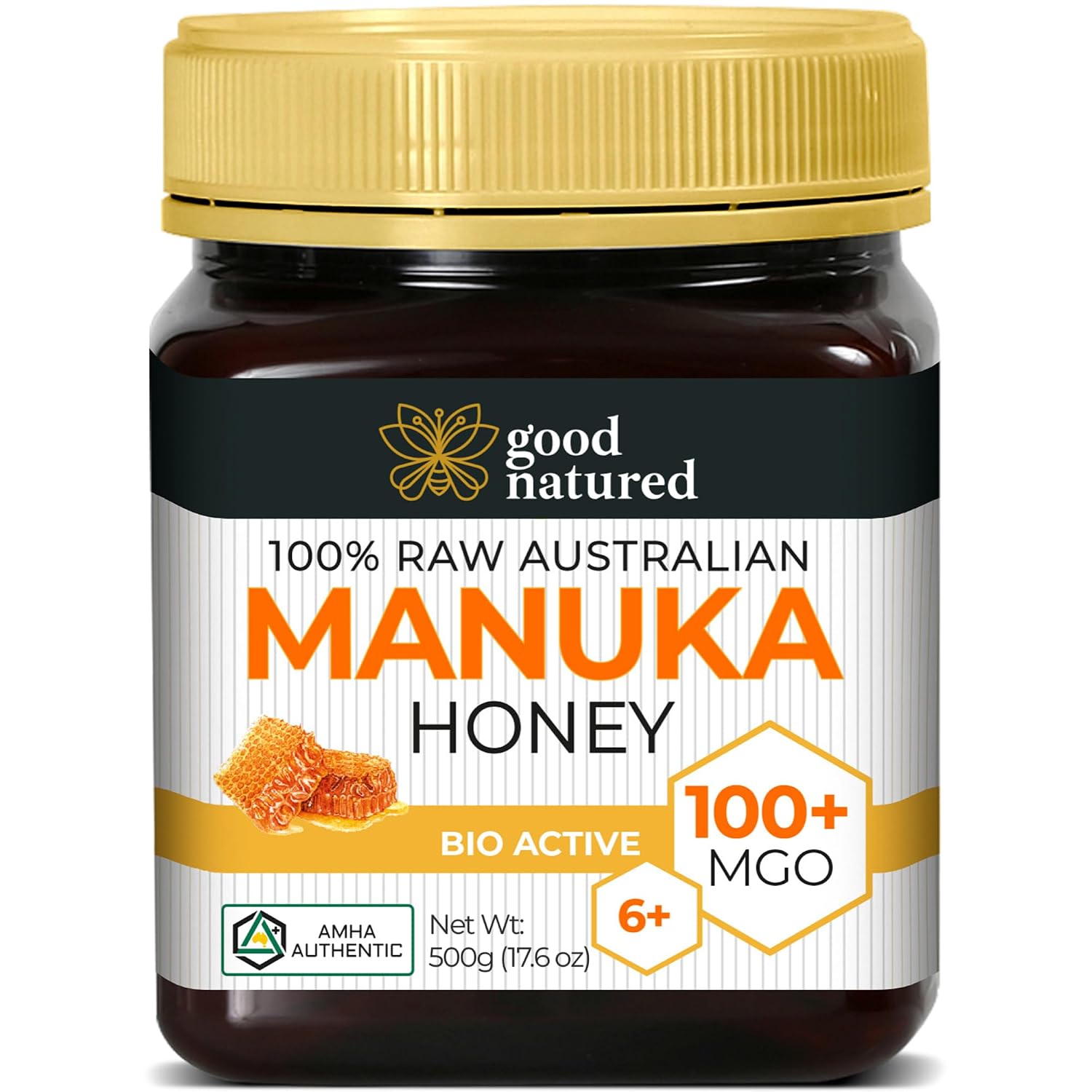 Manuka Honey Medical Grade - Raw Australian Manuka Honey MGO 850+ | Good Natured - AMHA Certified - Lab Tested - Non-GMO - BPA-Free - Premium Quality - Product of Australia - 8.8 oz