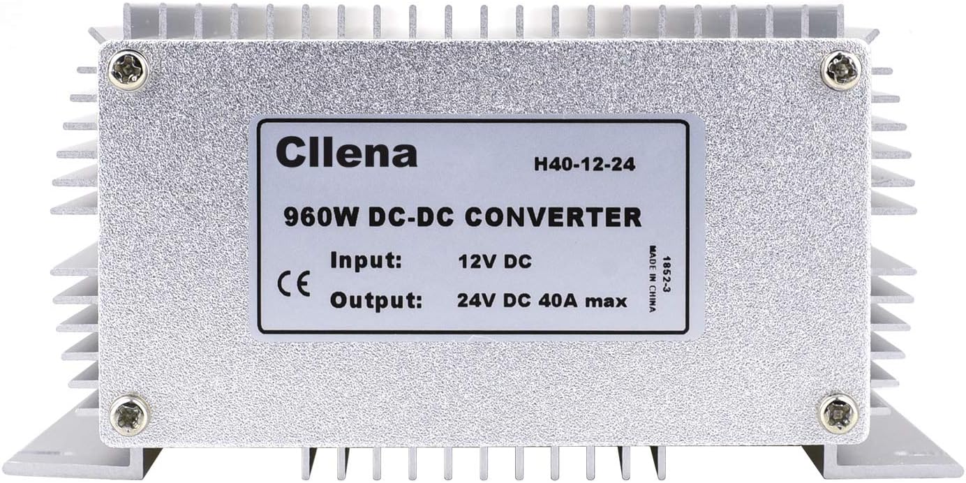 DC 24V to 12V 40A 480W Buck Transformer Waterproof Step-Down Voltage Converter Regulator