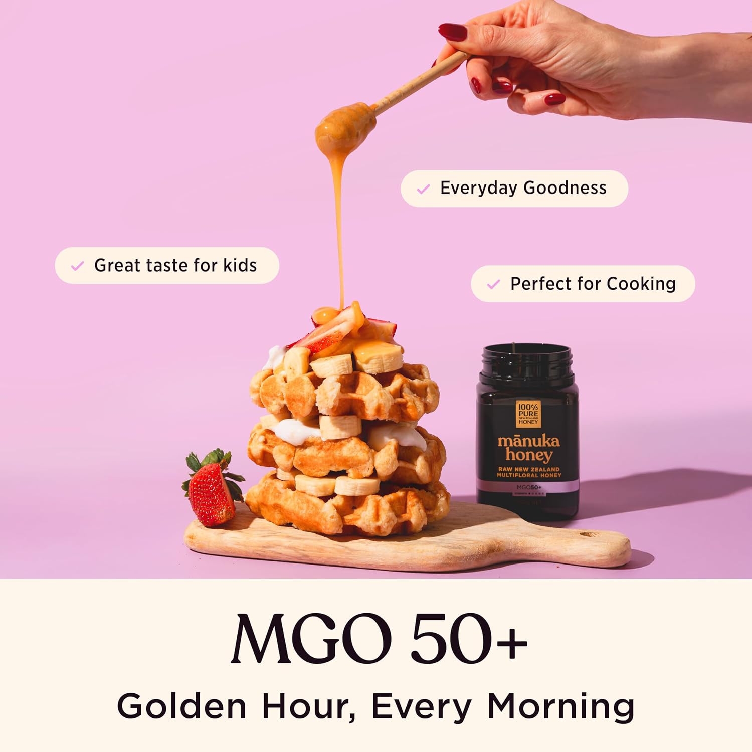 100% Pure New Zealand Manuka Honey MGO 70+ Monofloral Raw Honey 17.6 Oz