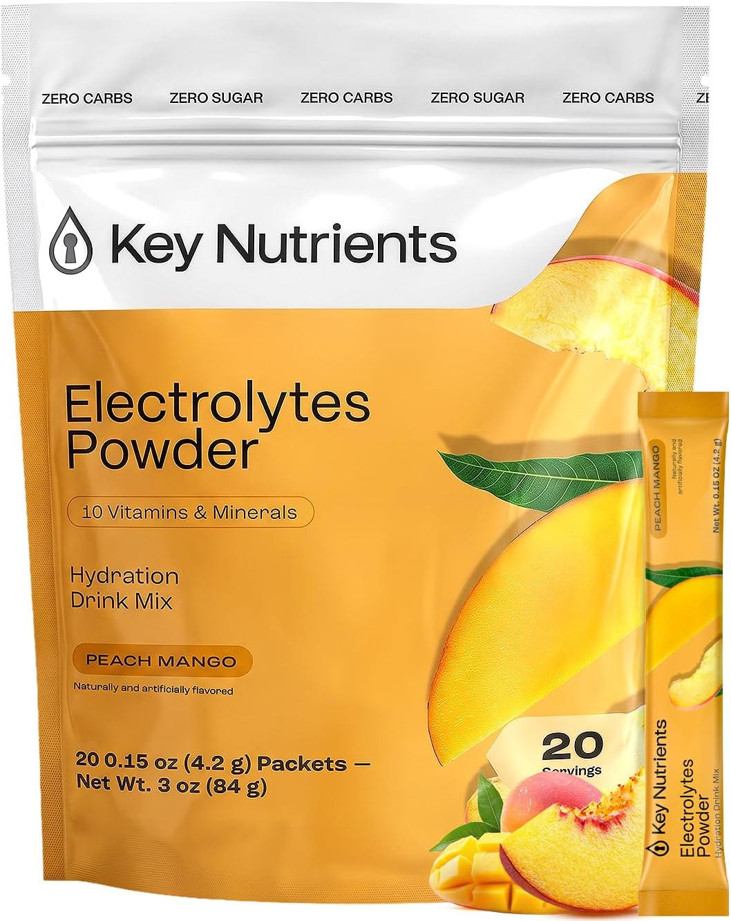 KEY NUTRIENTS Sugar Free Electrolyte Tablets, Hydration Pills, 200 Capsules
