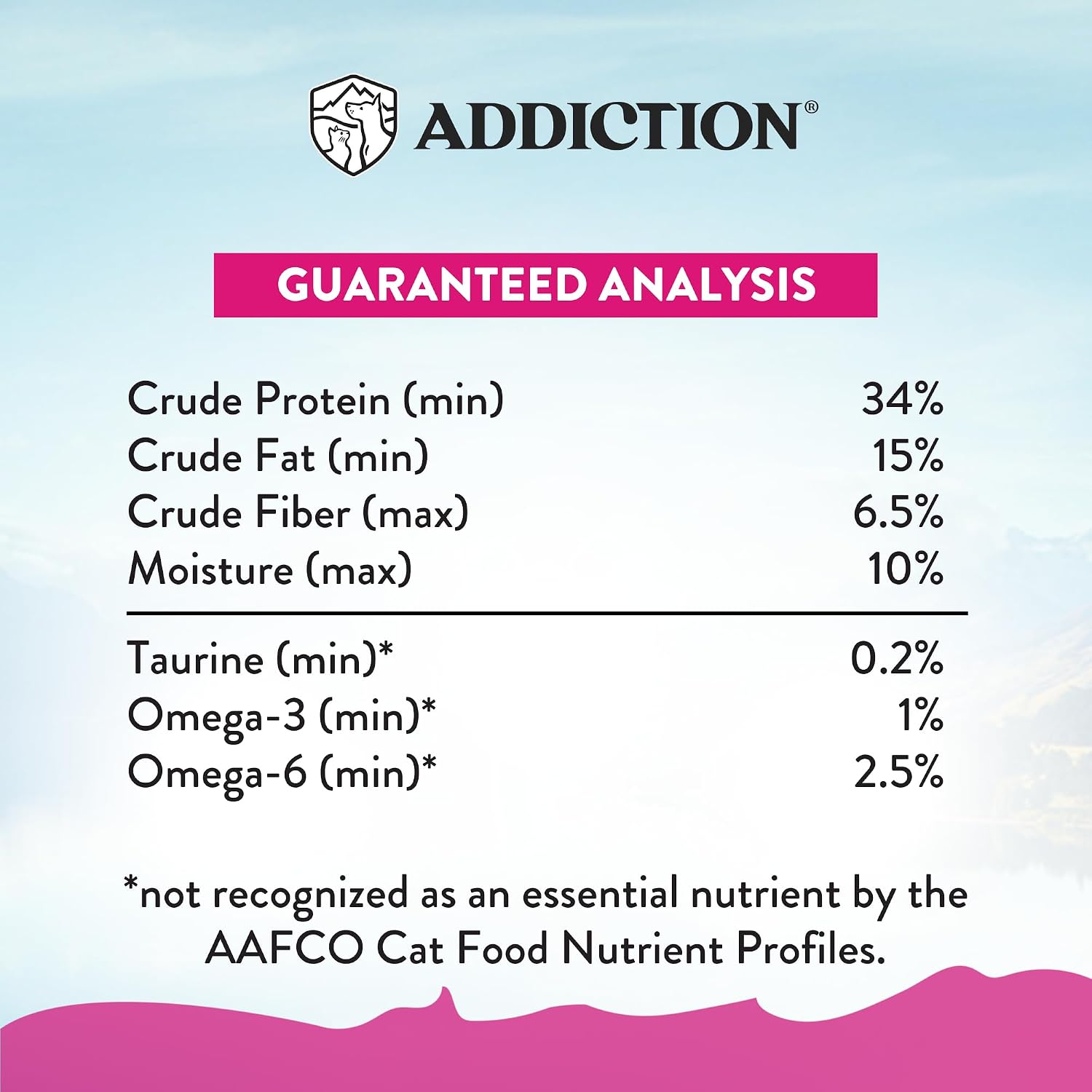 Addiction Viva La Venison Grain-Free Dry Cat Food - with Premium Venison to Support Muscle Development & Maintenance - High-Protein Recipe with Chicken & Low Carb - Made in New Zealand - 4lbs