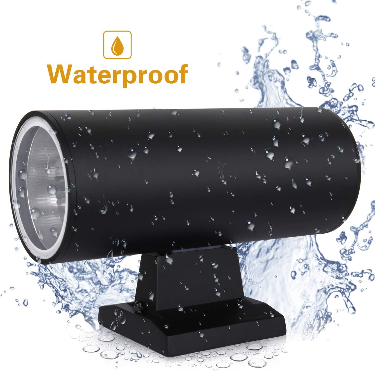 Dusk to Dawn Outdoor Wall Sconce, Waterproof Exterior Light Fixture