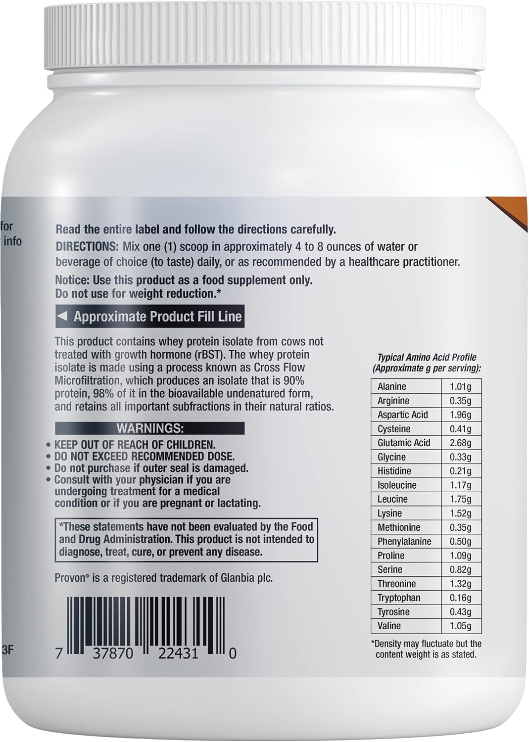 Life Extension Wellness Code® Whey Protein Isolate (Chocolate), Protein and branched-Chain Amino acids for Muscle Growth & Immune Health