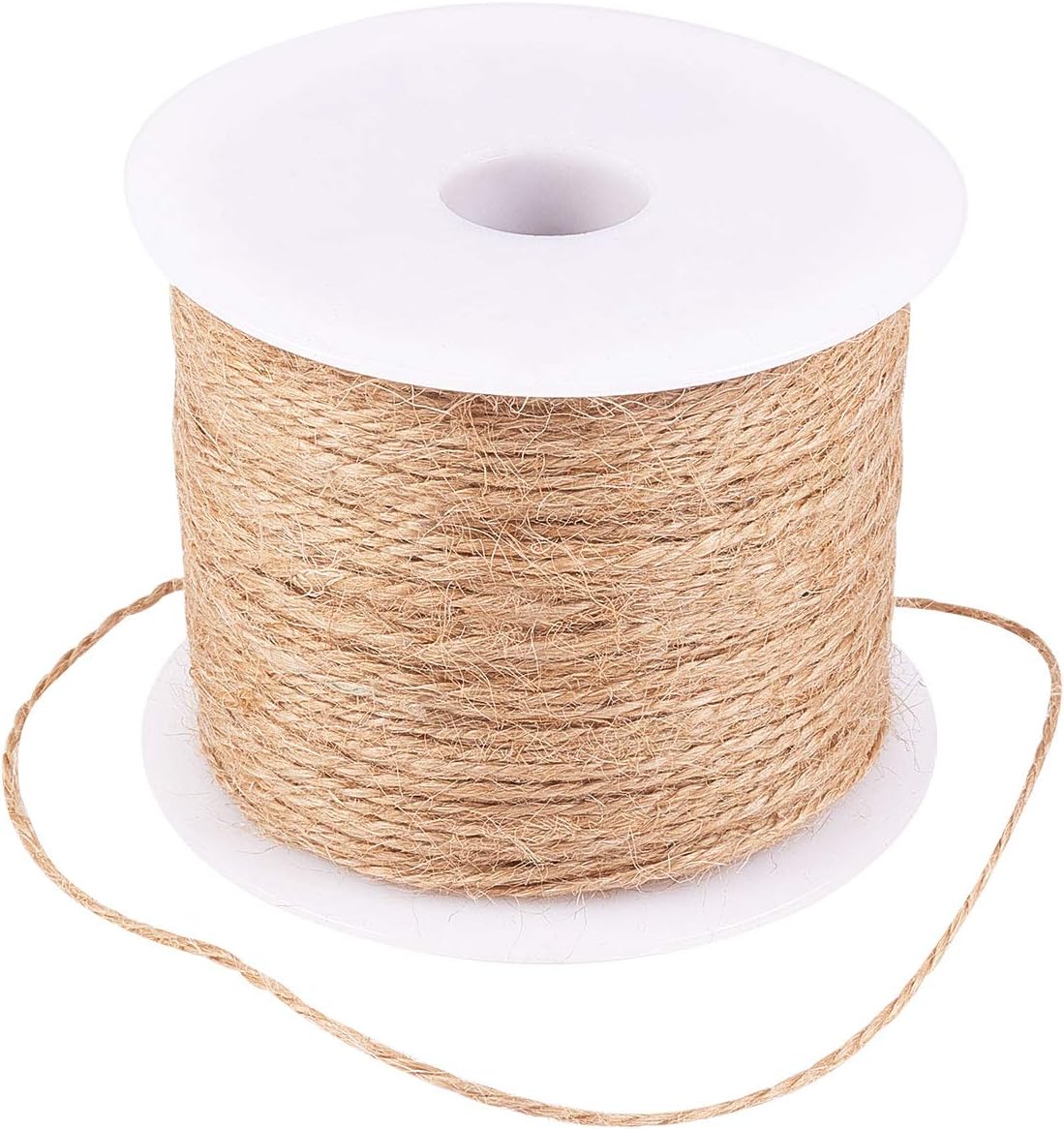 LiQunSweet 100m/328ft Hemp Cord Hemp Rope String Twine Beading Material 1 Ply for Jewelry Making DIY Craftings Wall Hanging Art Project Home Party