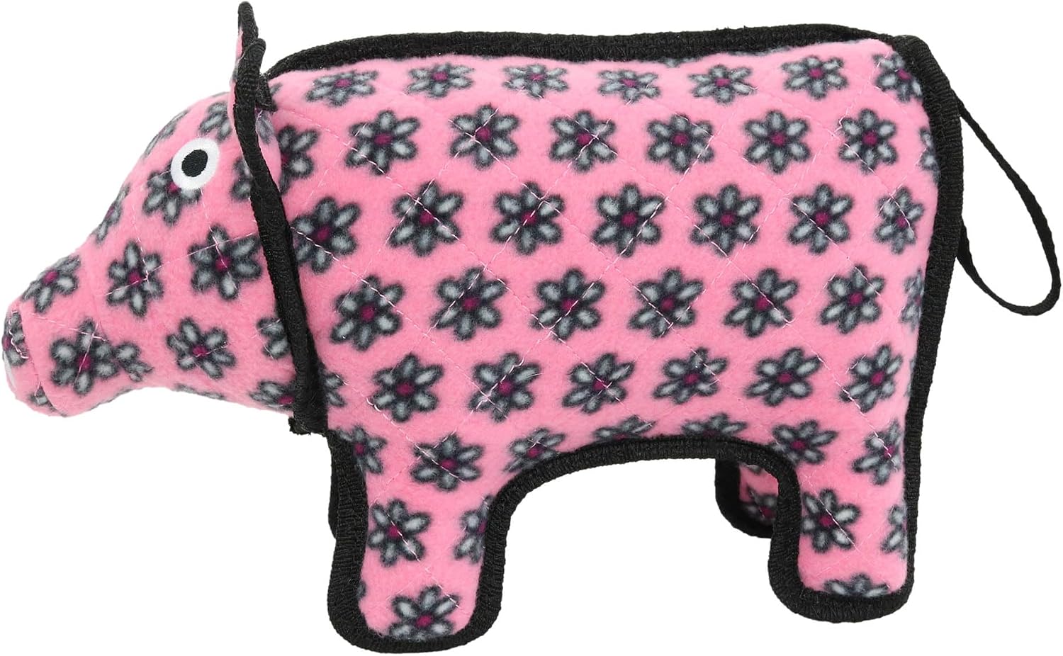 TUFFY® : Cow Dog Toy: Ultra Durable Plush Toy with Multiple Layers & Reinforced Seams, Washable and Floats, Original Construction
