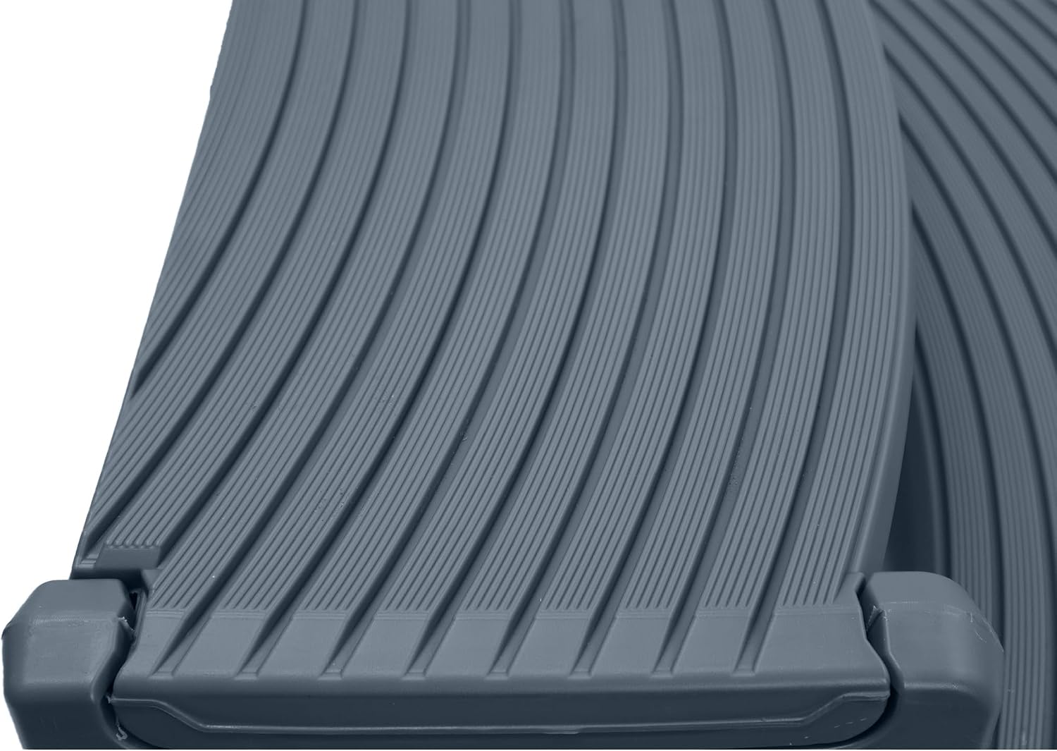 Confer Plastics Resin Multi Purpose Outdoor Non Slip Portable Spa and Hot Tub Handi-Step Deck Patio Steps Accessories, Charcoal Grey