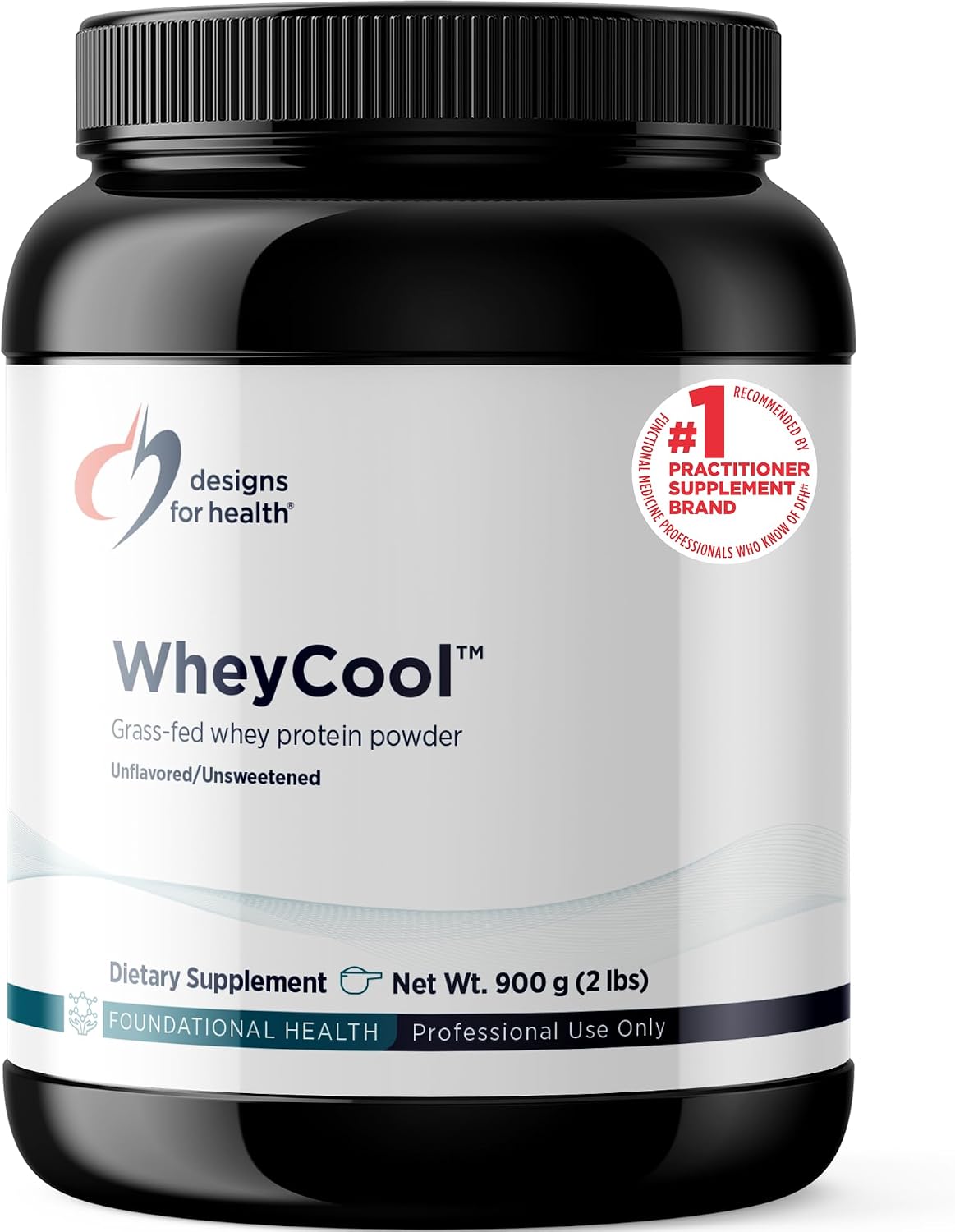 Designs for Health WheyCool - Grass Fed Whey Protein Powder Supplement with 20g Protein, May Support Athletes, Muscles + Energy - Non-GMO + Gluten-Free, Chocolate (30 Servings / 900g)