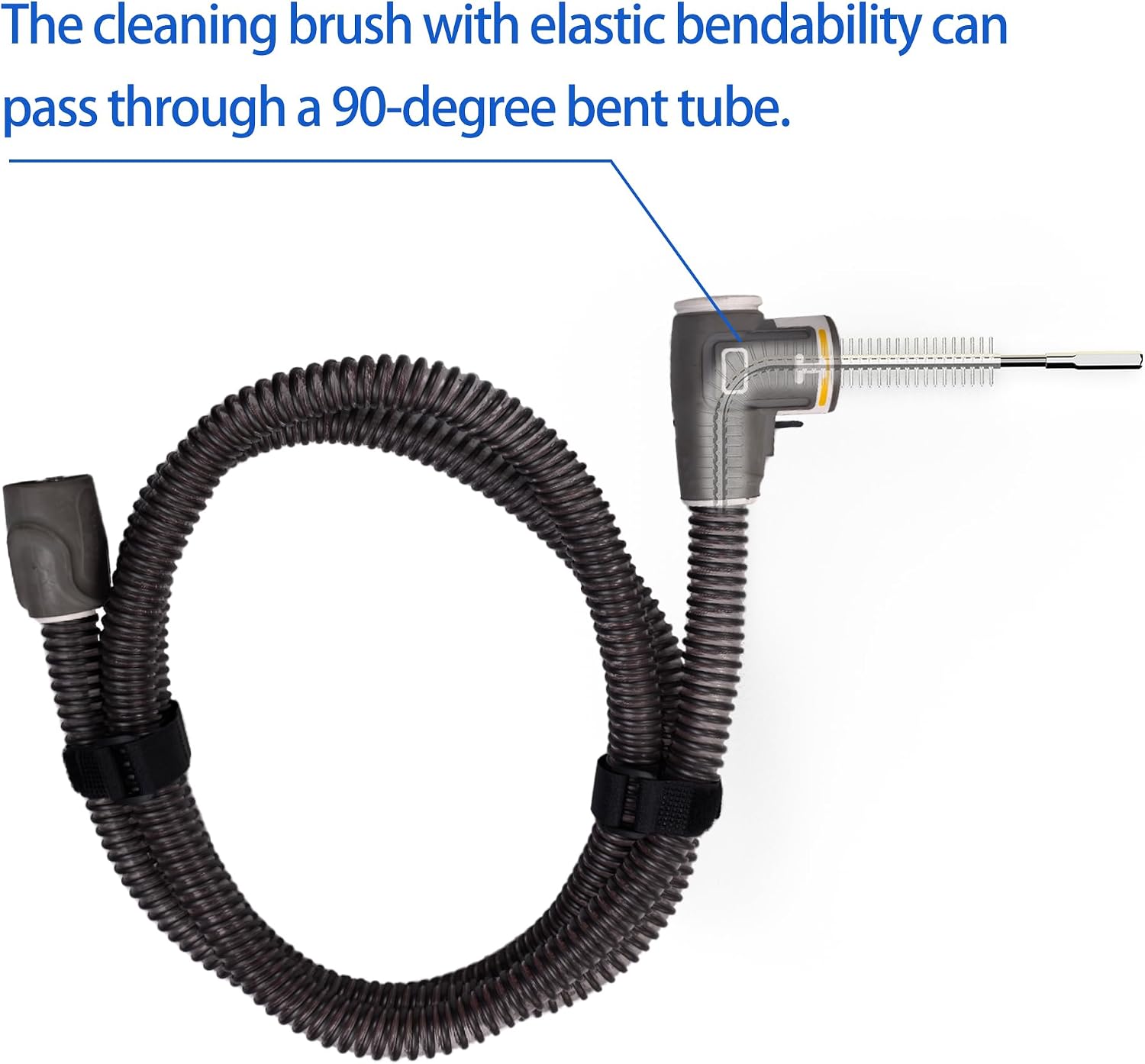 CPAP Cleaning Kit, Electric CPAP Cleaner for Hose and Mask, Silicone Brush Cleaner, Compatible with 22mm and 15mm Hose