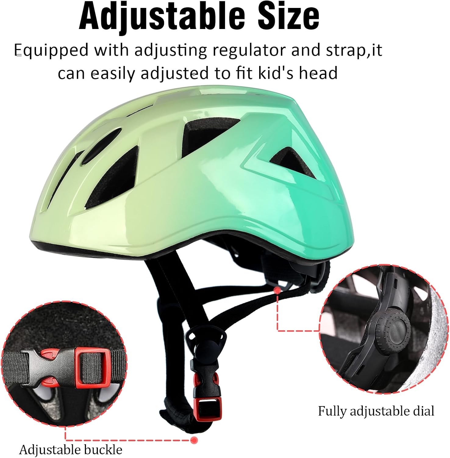 Kids Bike Helmet,2 Sizes for Youth Child Girls & Boys