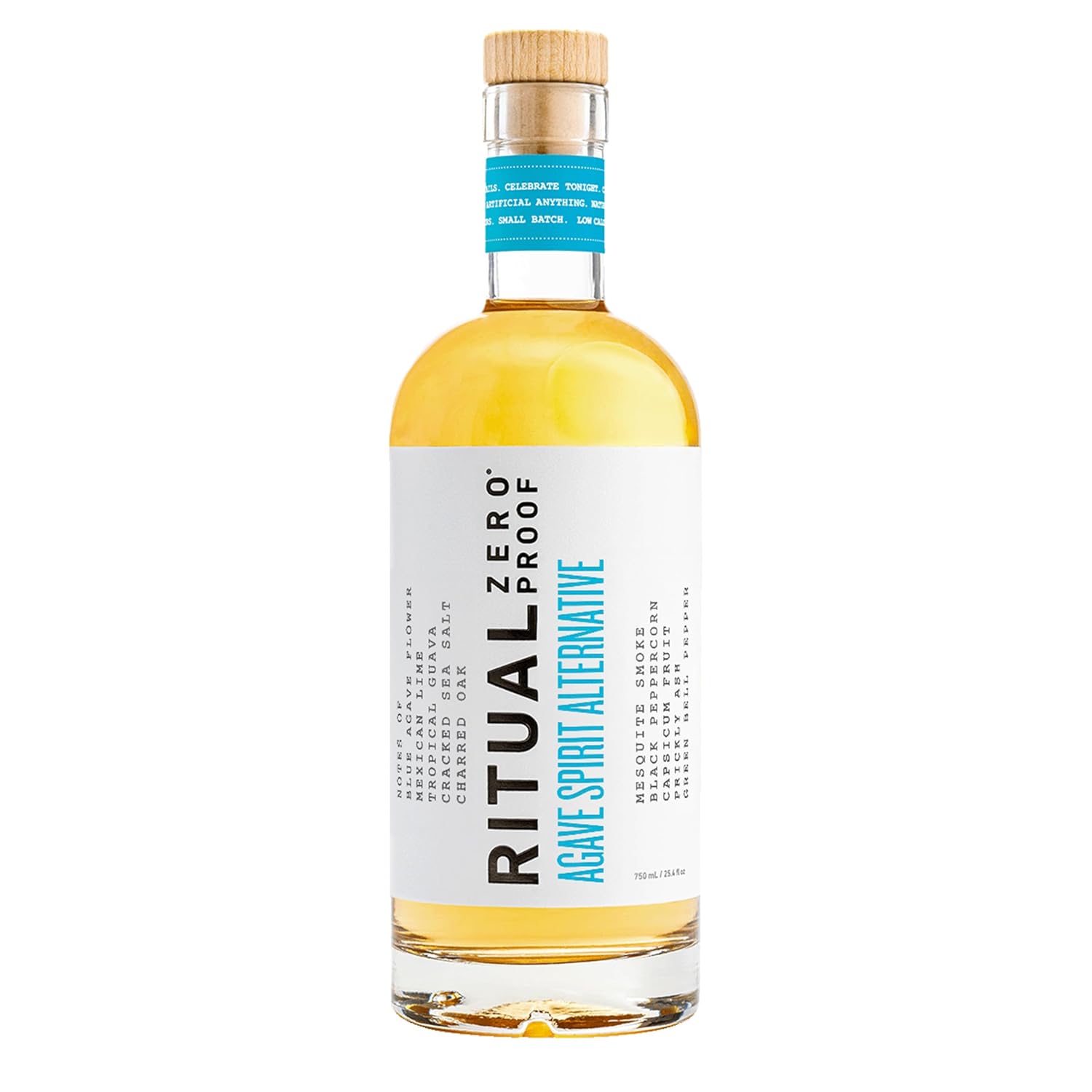 RITUAL ZERO PROOF Agave Spirit Alternative | Award-Winning Non-Alcoholic Spirit | 25.4 Fl Oz (750ml) | Zero Calories | Sustainably Made in USA