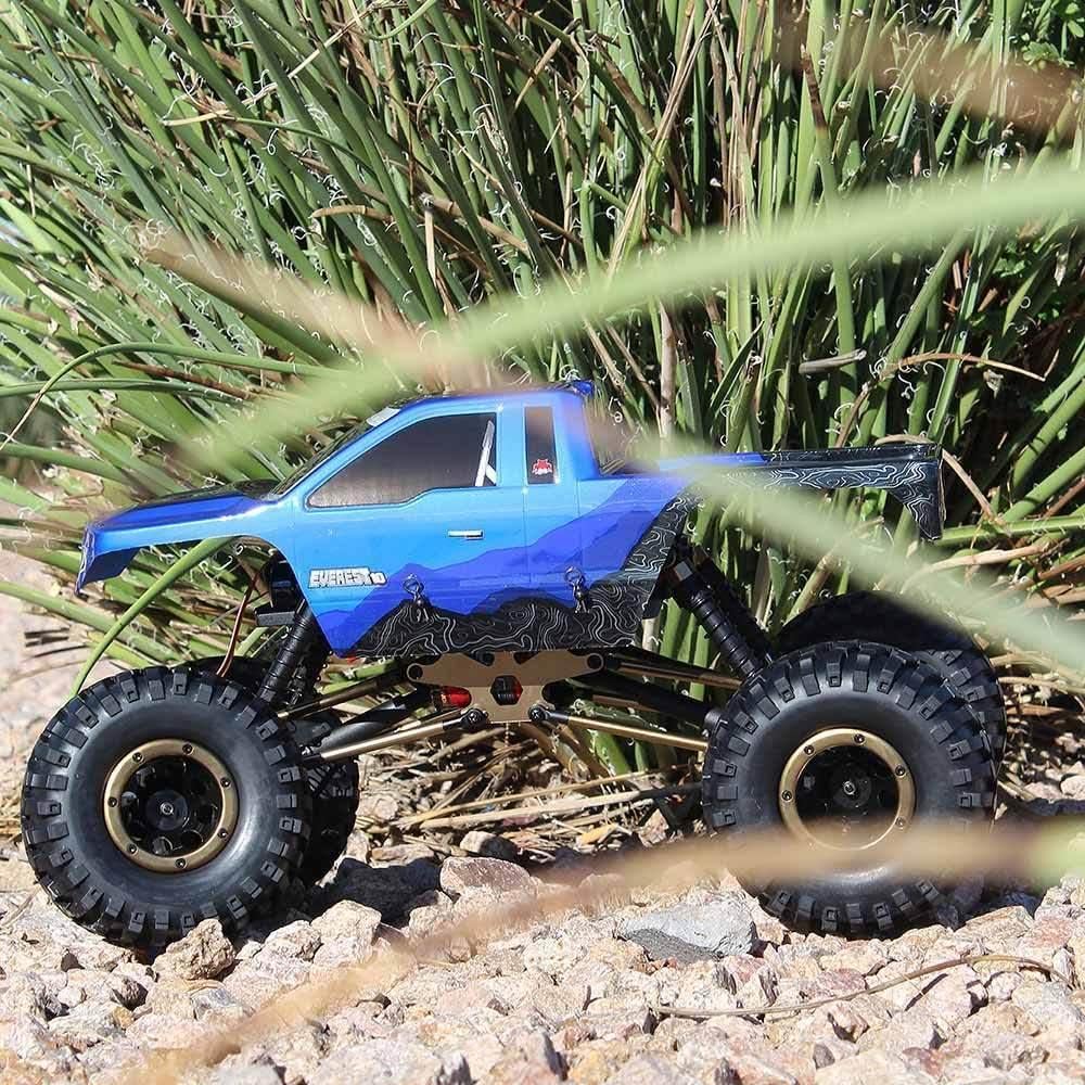 Redcat Racing Everest-10 Electric Rock Crawler with Waterproof Electronics, 2.4Ghz Radio Control (1/10 Scale), Blue/Black