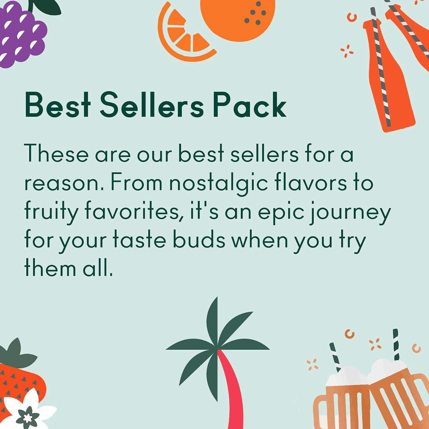 OLIPOP - The Sampler, 6-Flavor Soda Variety Pack, Healthy Soda, Prebiotic Soft Drinks, Supports Digestive Health & Gut Health, High Fiber, Low Calorie