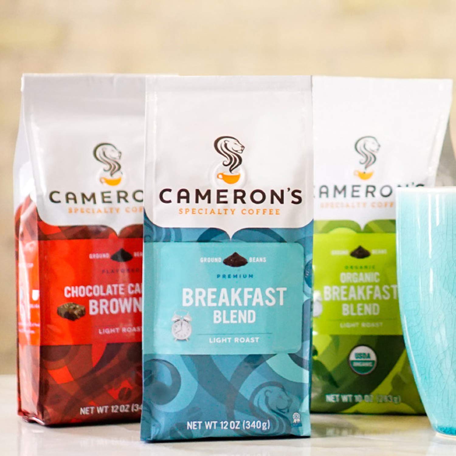 Cameron's Coffee Roasted Whole Bean Coffee, Flavored, Vanilla Hazelnut, 4 Pound