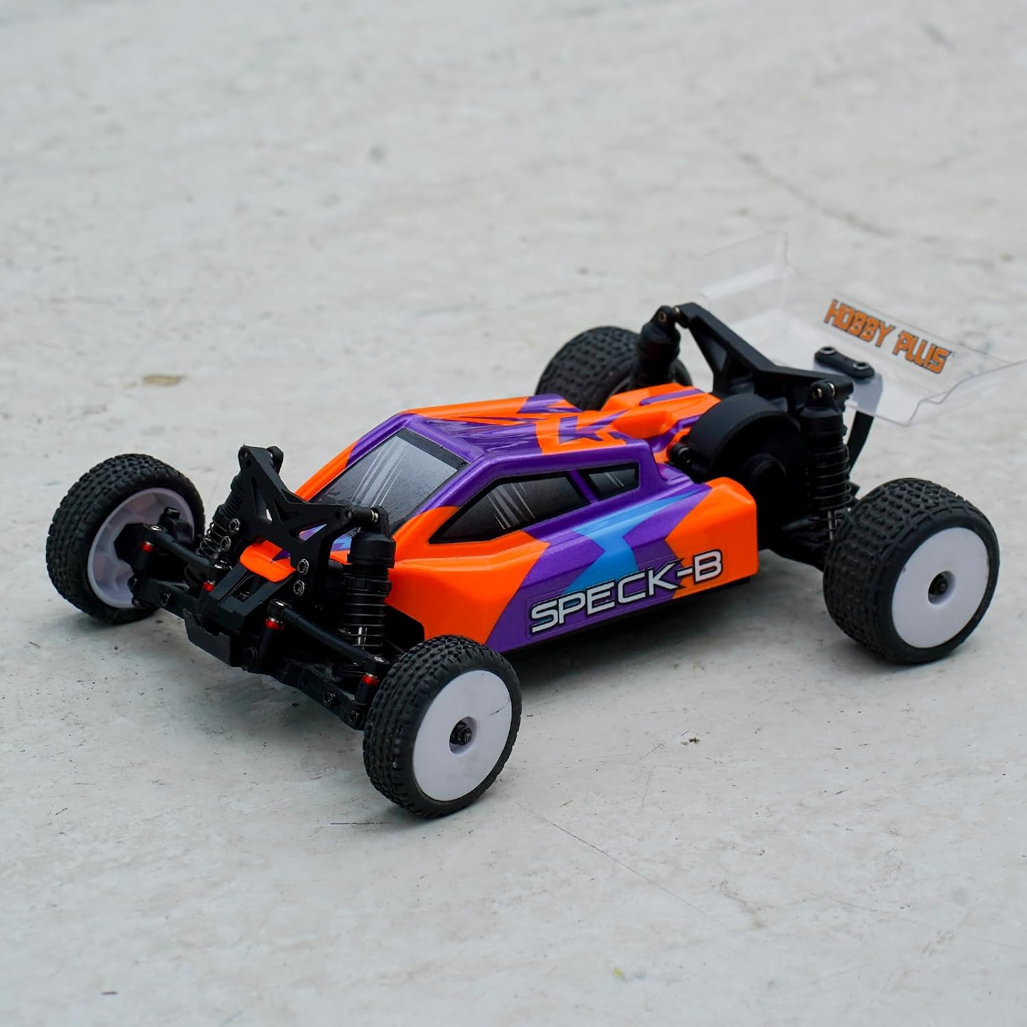 HOBBYPLUS Speck B Elite Brushless 1/24 2WD Mini RC Car - RTR RC Buggy, Fast Mini Racing Buggy – Remote Control Car Racing Vehicles (Razor Magenta)