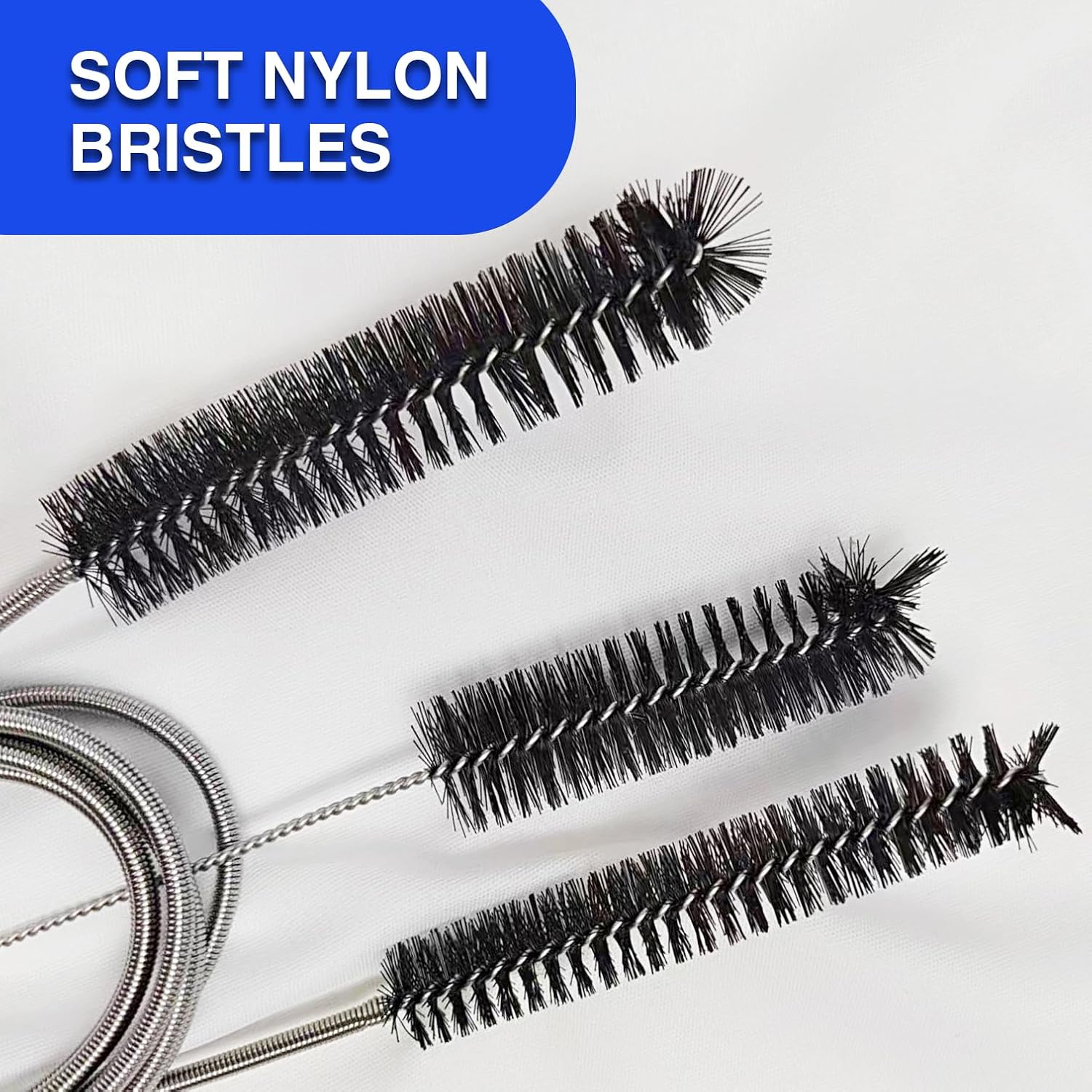 Universal CPAP Hose Cleaning Brush for 7 Feet Tubing Suitable for All CPAP Hoses and Masks CPAP Hose Cleaning Brush Kit Compatible with
