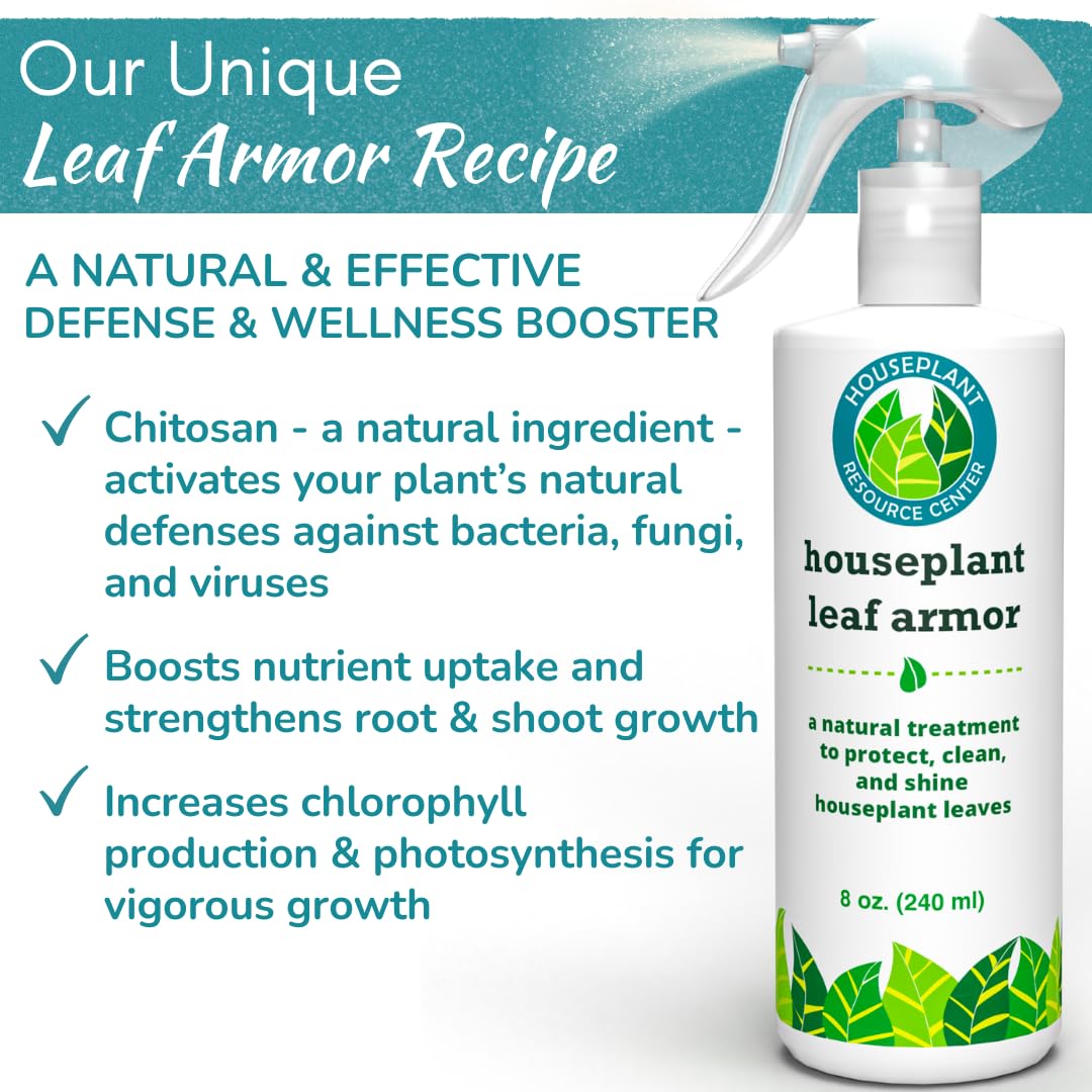Leaf Armor Spray for Houseplants, Ready-to-Use Leaf Care & Protectant, 8 oz