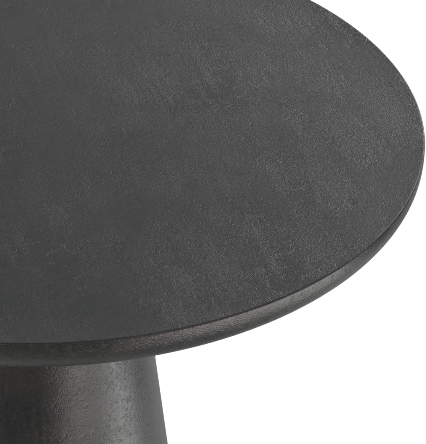 SIMPLIHOME Whitney 17" Wide Storage Metal Table in Antique Silver