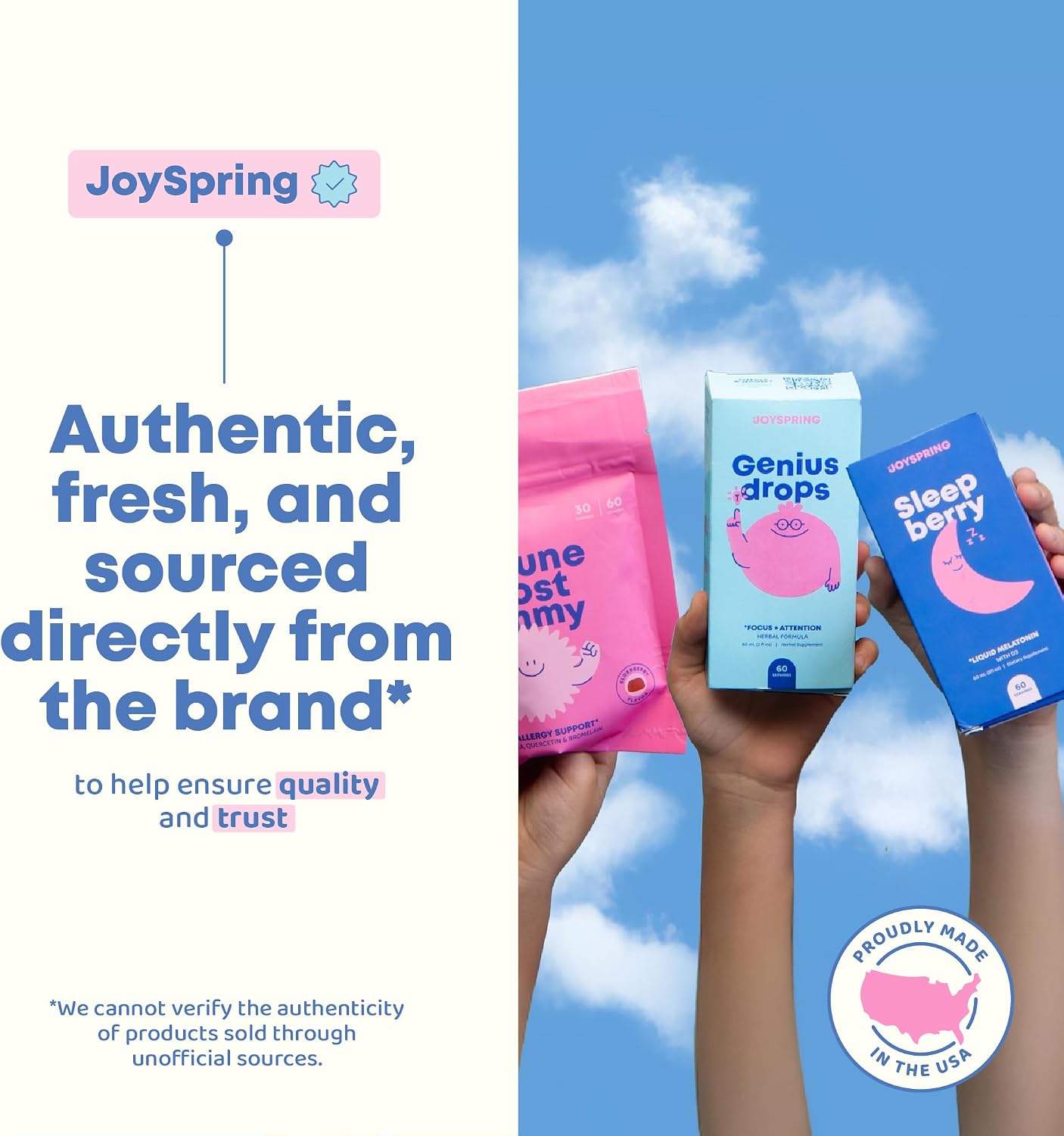 JoySpring Burst B12 Kids B Complex Drops, Flavorless, 60 Servings | Methyl B form with B2, B5 and B6, supports energy and healthy growth