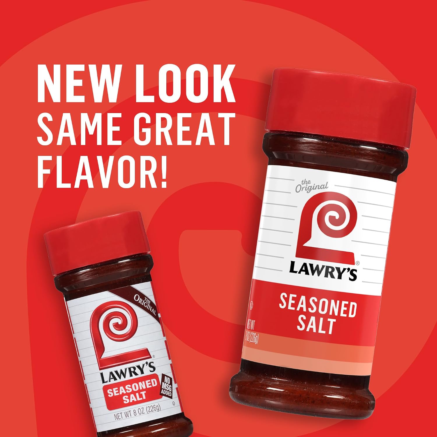 Lawry’s Seasoned Salt, No MSG Added, Kosher Certified, Staple, Versatile, All-Purpose Seasoning to Shake on Beef, Pork, or Poultry, 16 oz