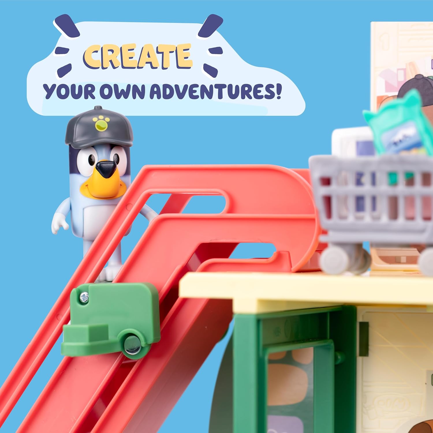 Bluey Toy House Mega Bundle, Family Home & BBQ Playhouse, Ages 3-5